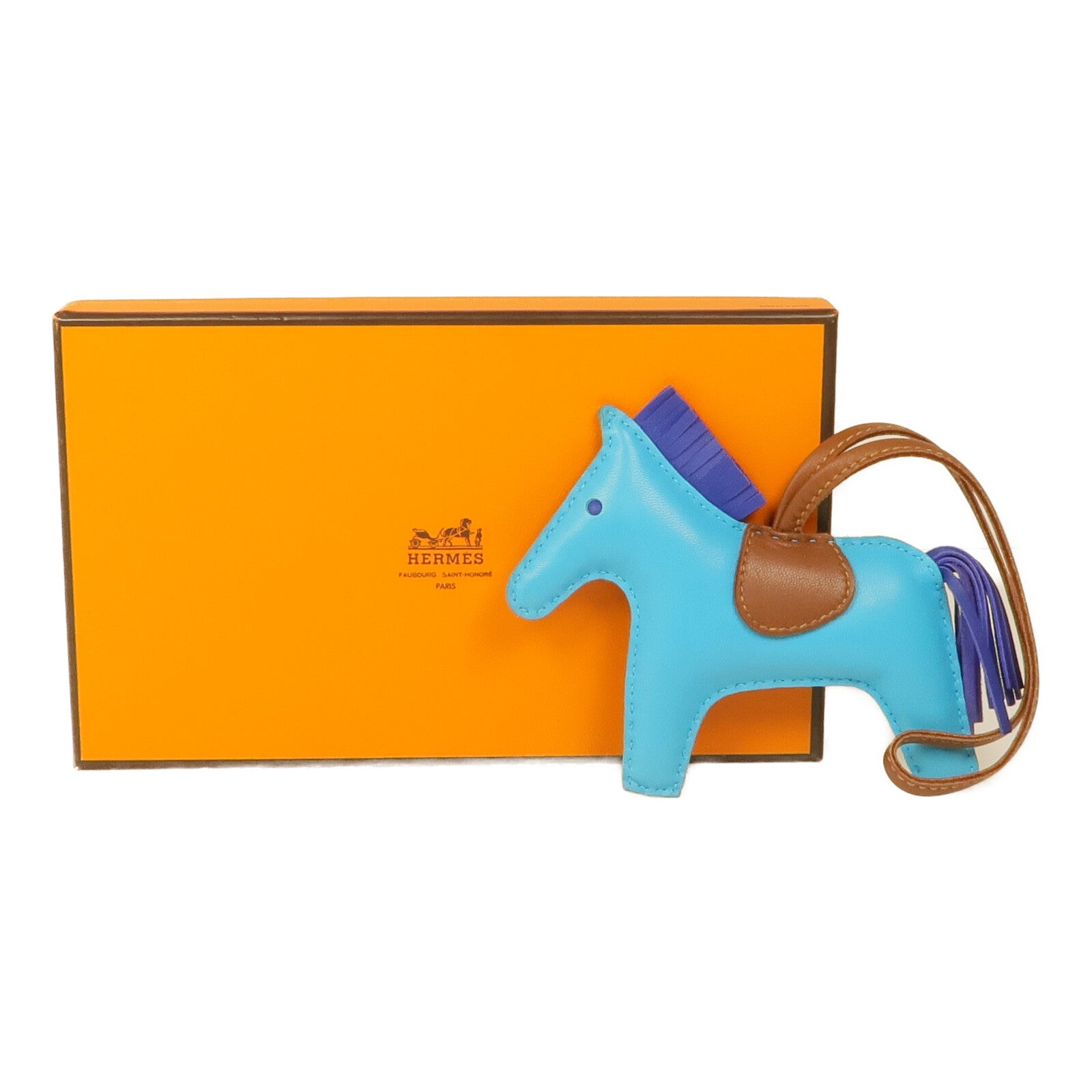 HERMES Milo皮革Rodeo MM Charm掛飾