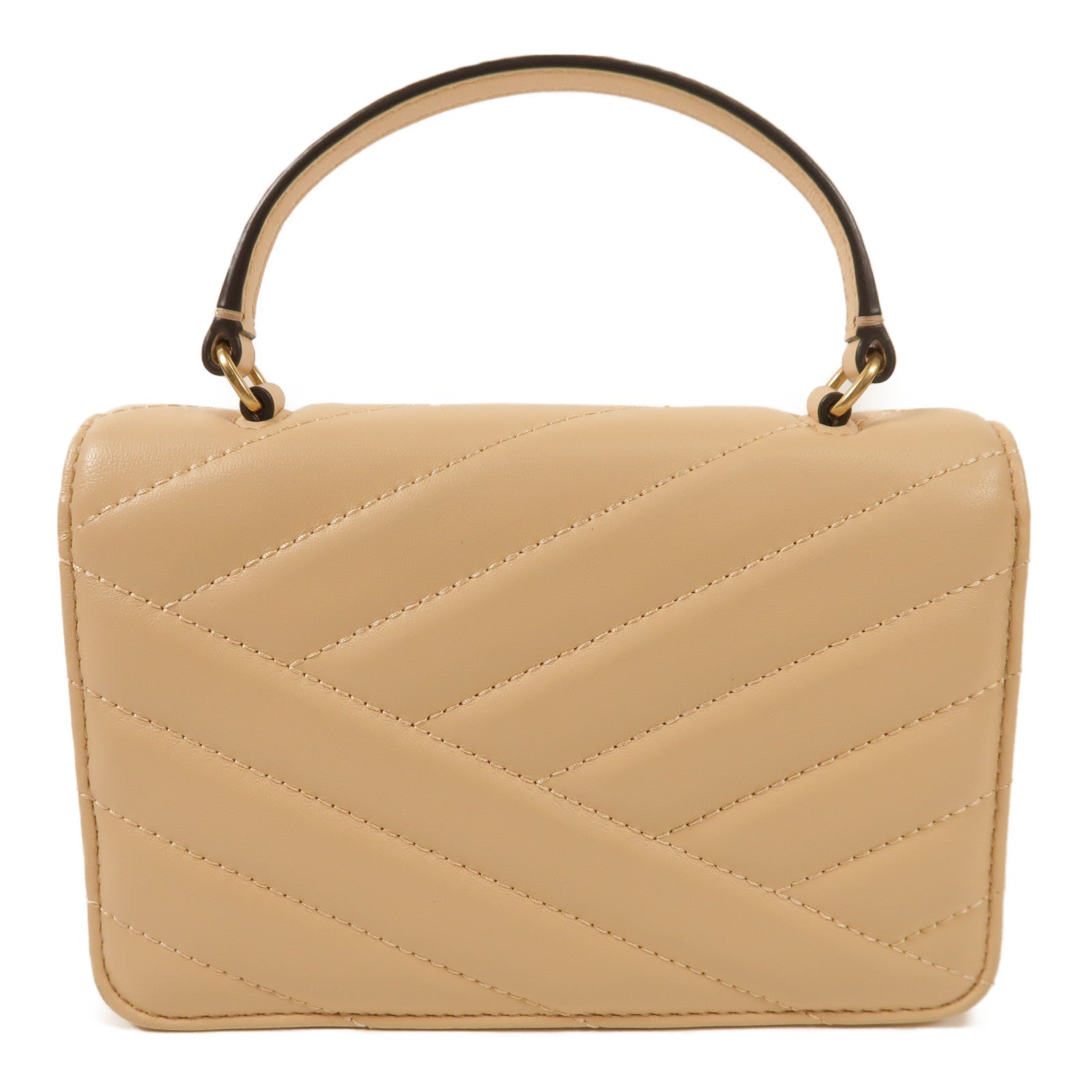 Tory Burch 【激減優惠】皮革Mini Kira Chevron手挽肩背兩用袋