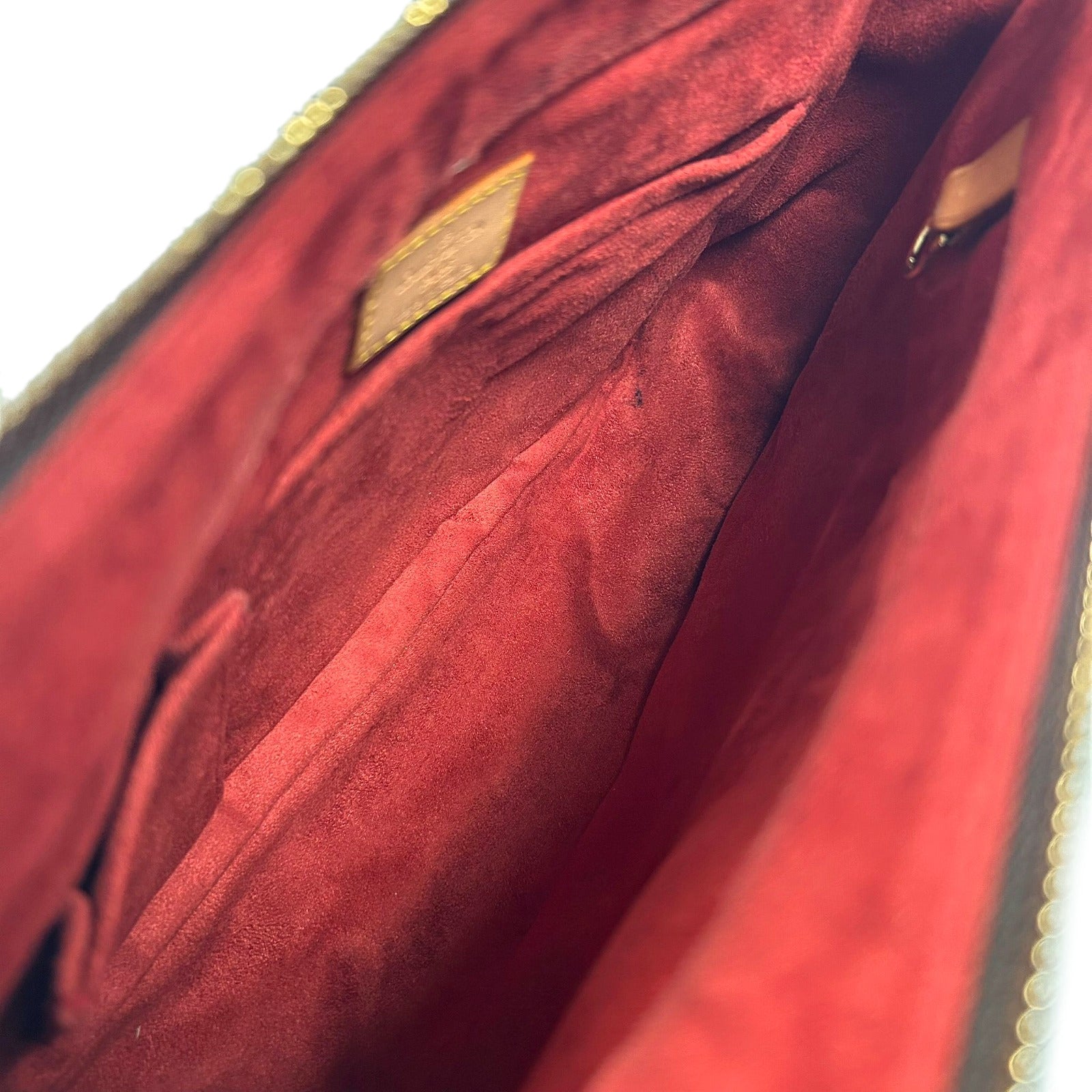 LOUIS VUITTON 【激減優惠】Monogram Viva Cite GM金扣肩背袋啡色