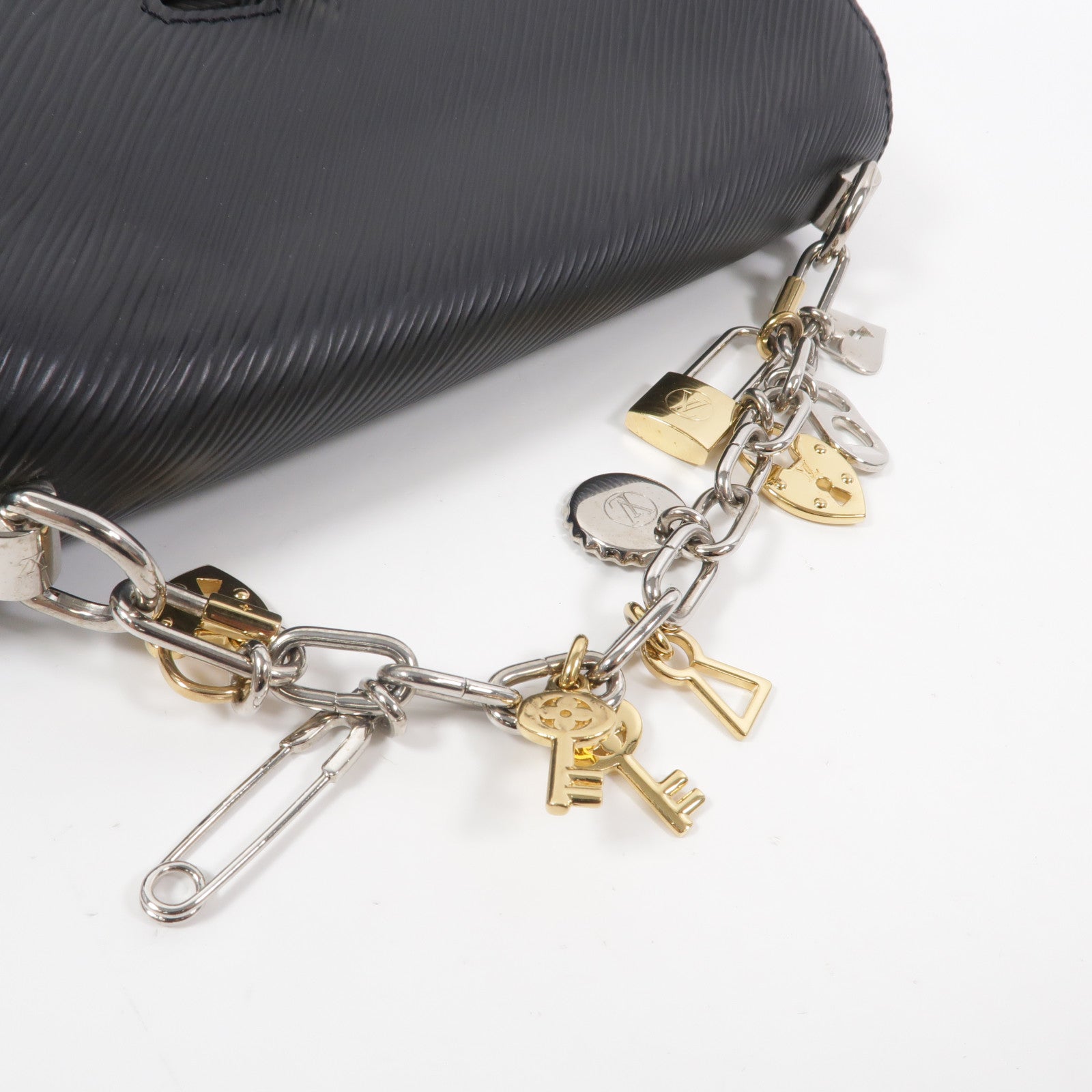 LOUIS VUITTON Epi Love Lock Charm Twist手挽肩背兩用袋