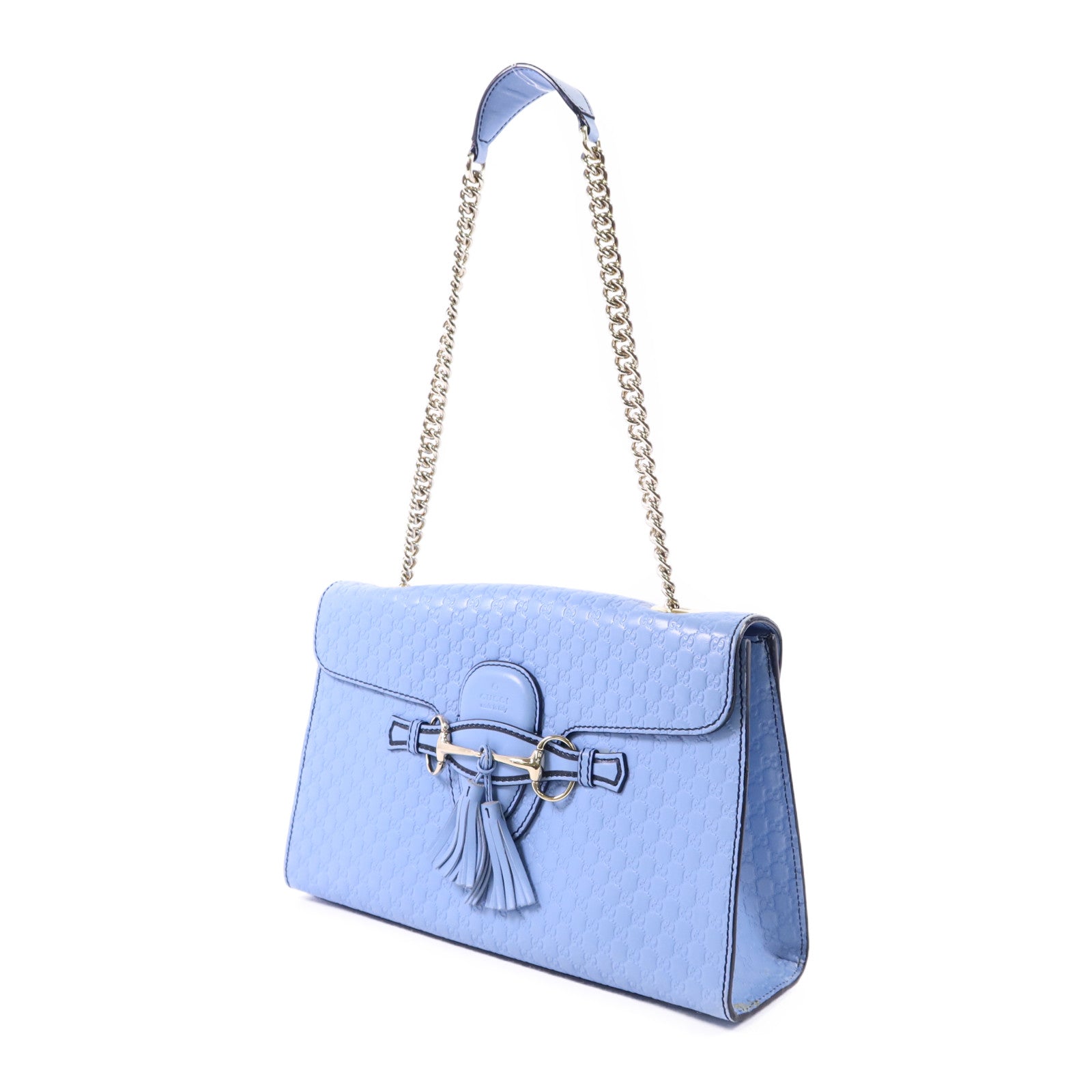 GUCCI 牛皮皮革Chain Shoulder金扣肩背袋