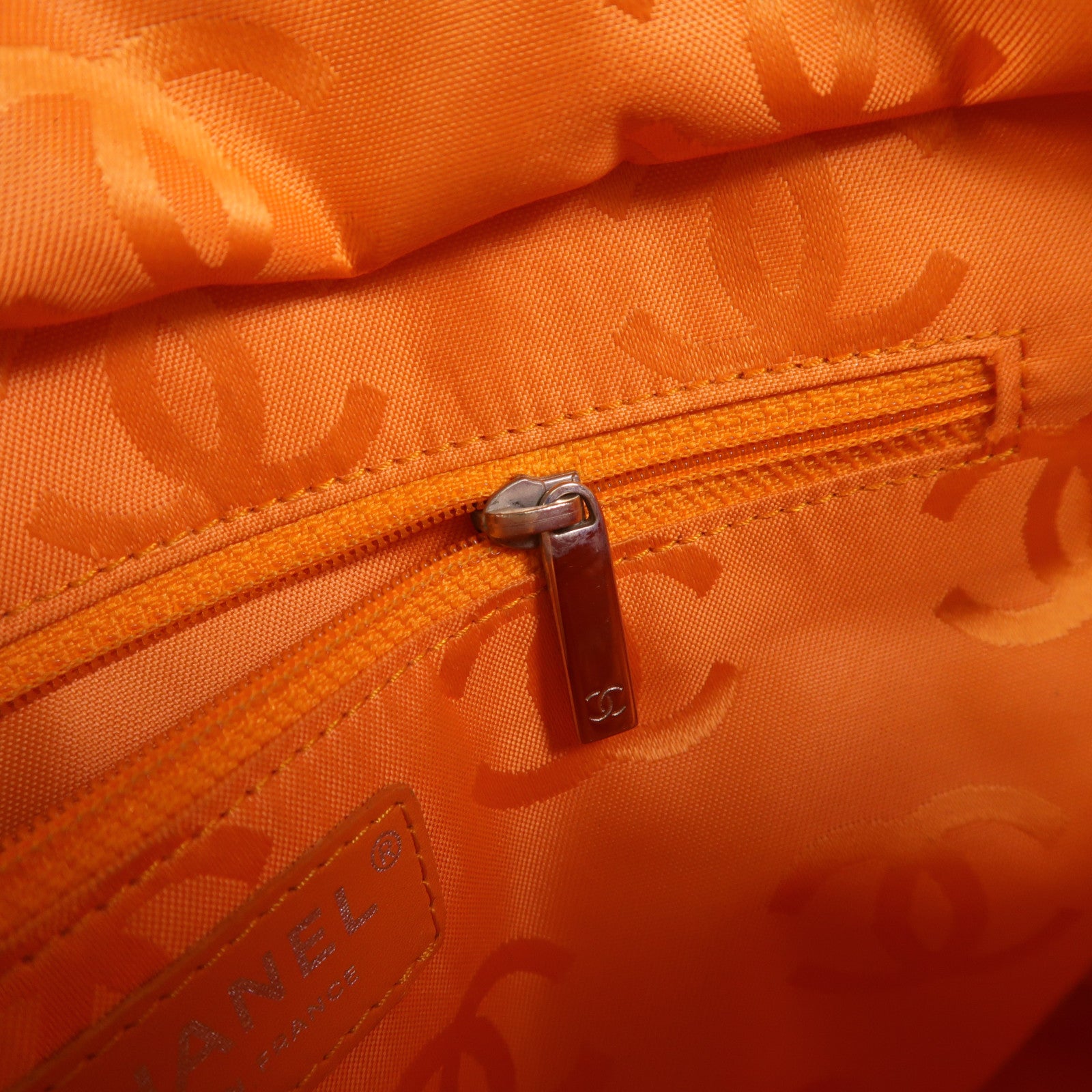 CHANEL 牛皮皮革/蛇皮皮革Cambon Tote Bag銀扣肩背袋
