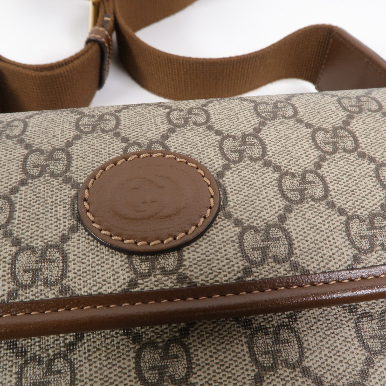 GUCCI 塗層帆布GG Supreme肩背袋