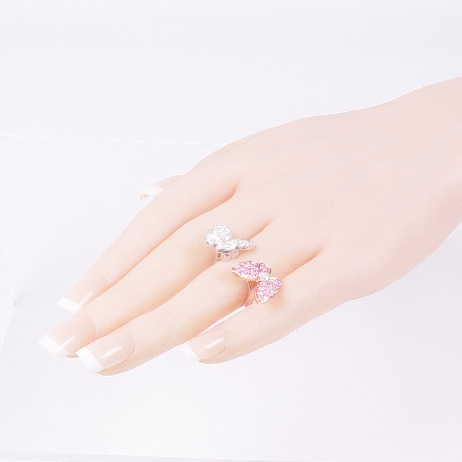 JEWELRY 18K白金/玫瑰金Diamond Ring鑽石戒指US#5.75