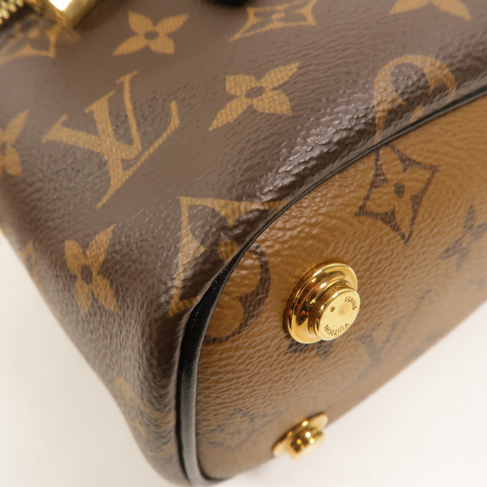 LOUIS VUITTON Monogram Reverse Vanity PM手挽肩背兩用袋