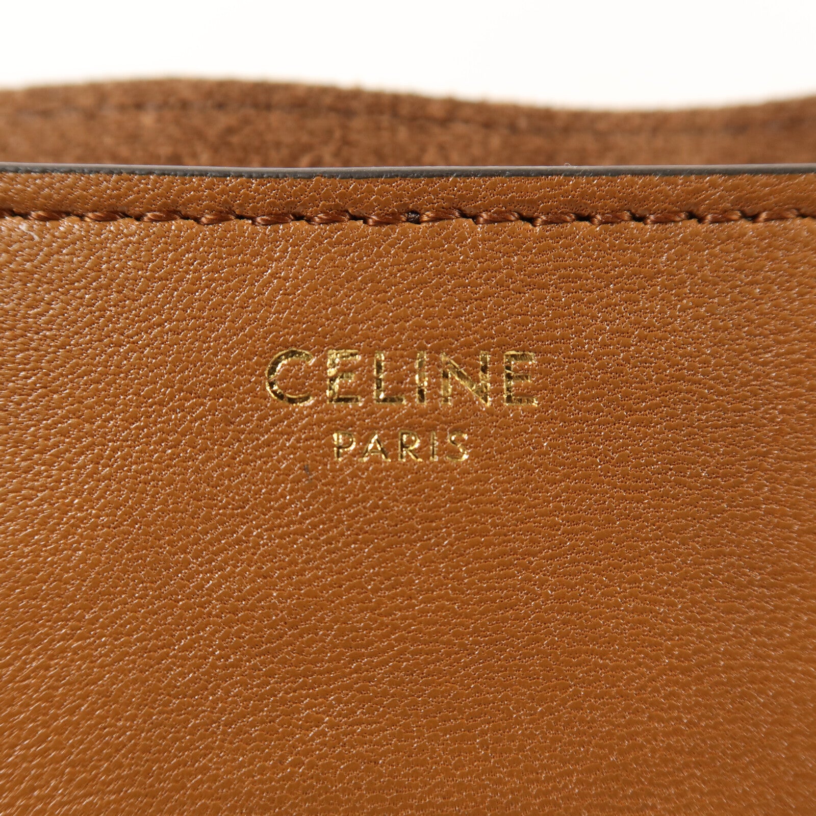 CELINE 牛皮皮革Halfmoon Soft Han金扣手挽肩背兩用袋