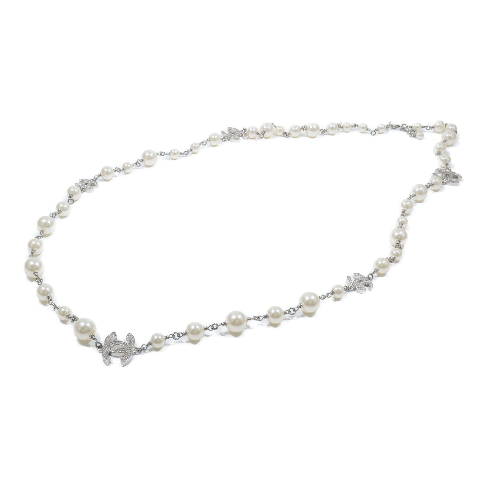 CHANEL PVC/金屬Necklace項鍊