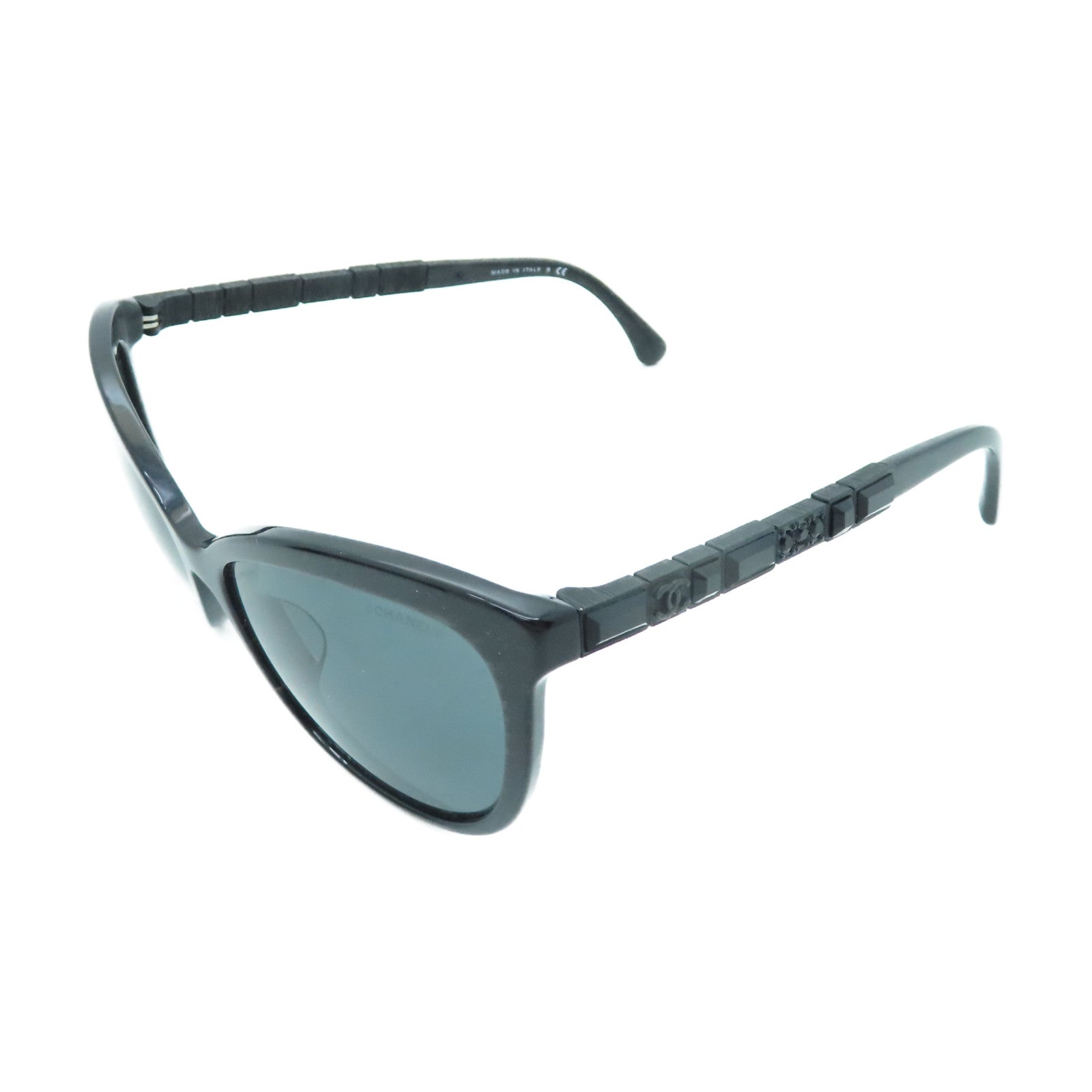 CHANEL 【激減優惠】PVC Sunglasses銀扣太陽眼鏡黑色
