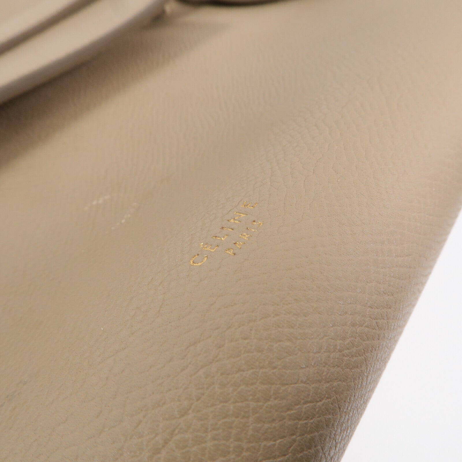 CELINE 牛皮皮革Micro Belt Bag手挽袋