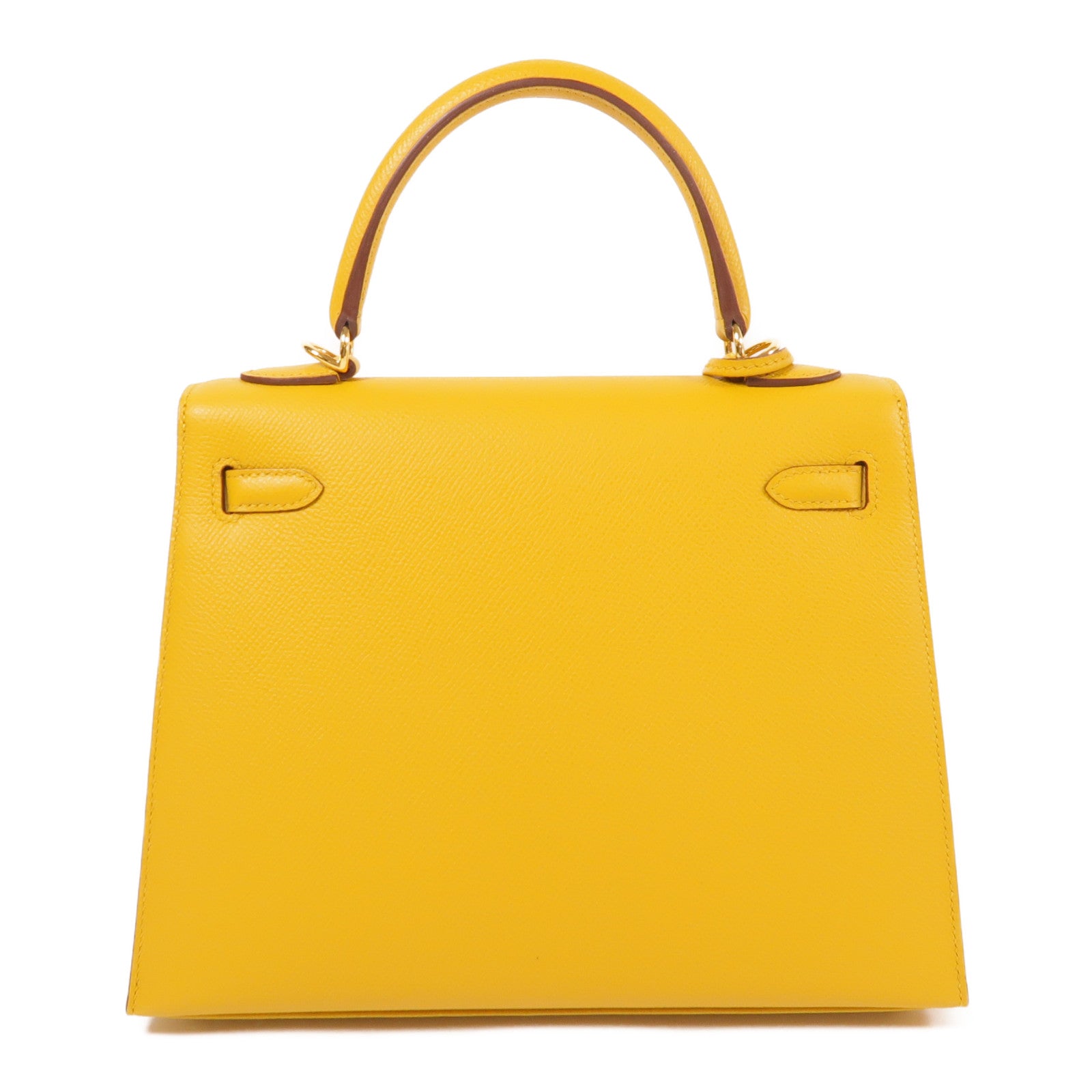 HERMES Epsom皮革Kelly 25金扣手挽肩背兩用袋