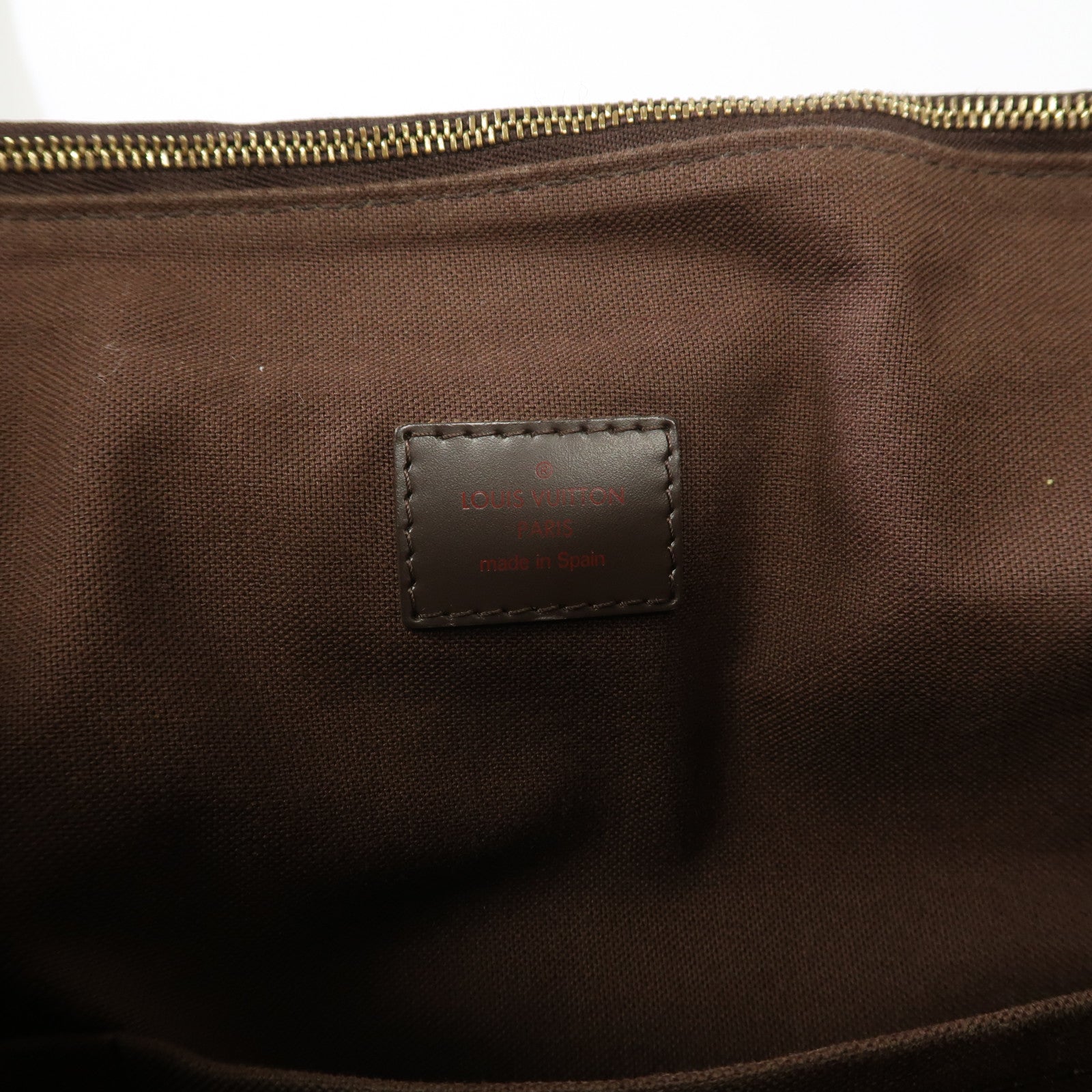 LOUIS VUITTON 【激減優惠】Damier Ebene Beaubourg金扣手挽袋啡色