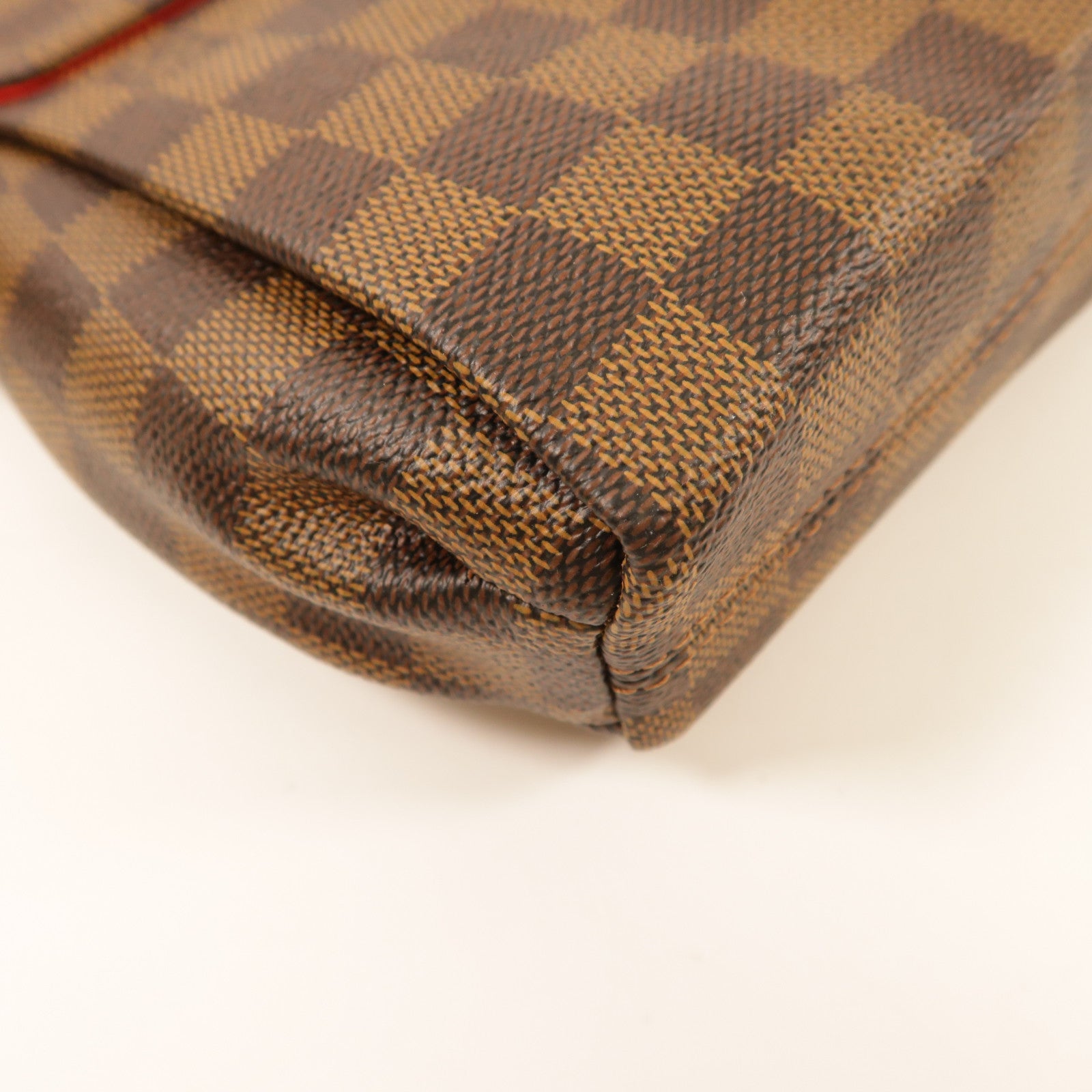 LOUIS VUITTON Damier Croisette金扣手挽肩背兩用袋