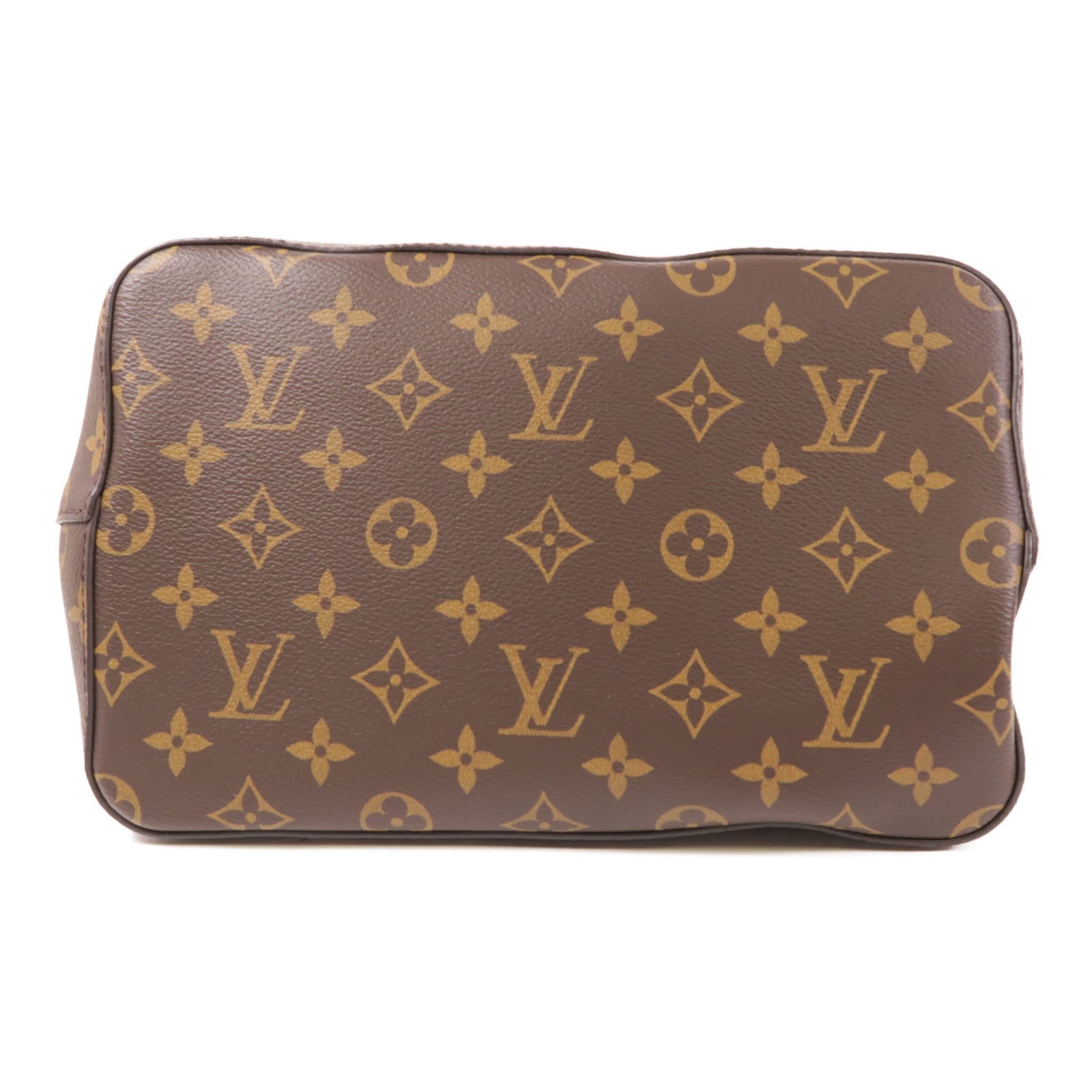 LOUIS VUITTON Monogram Neo Noe MM金扣肩背袋棕色