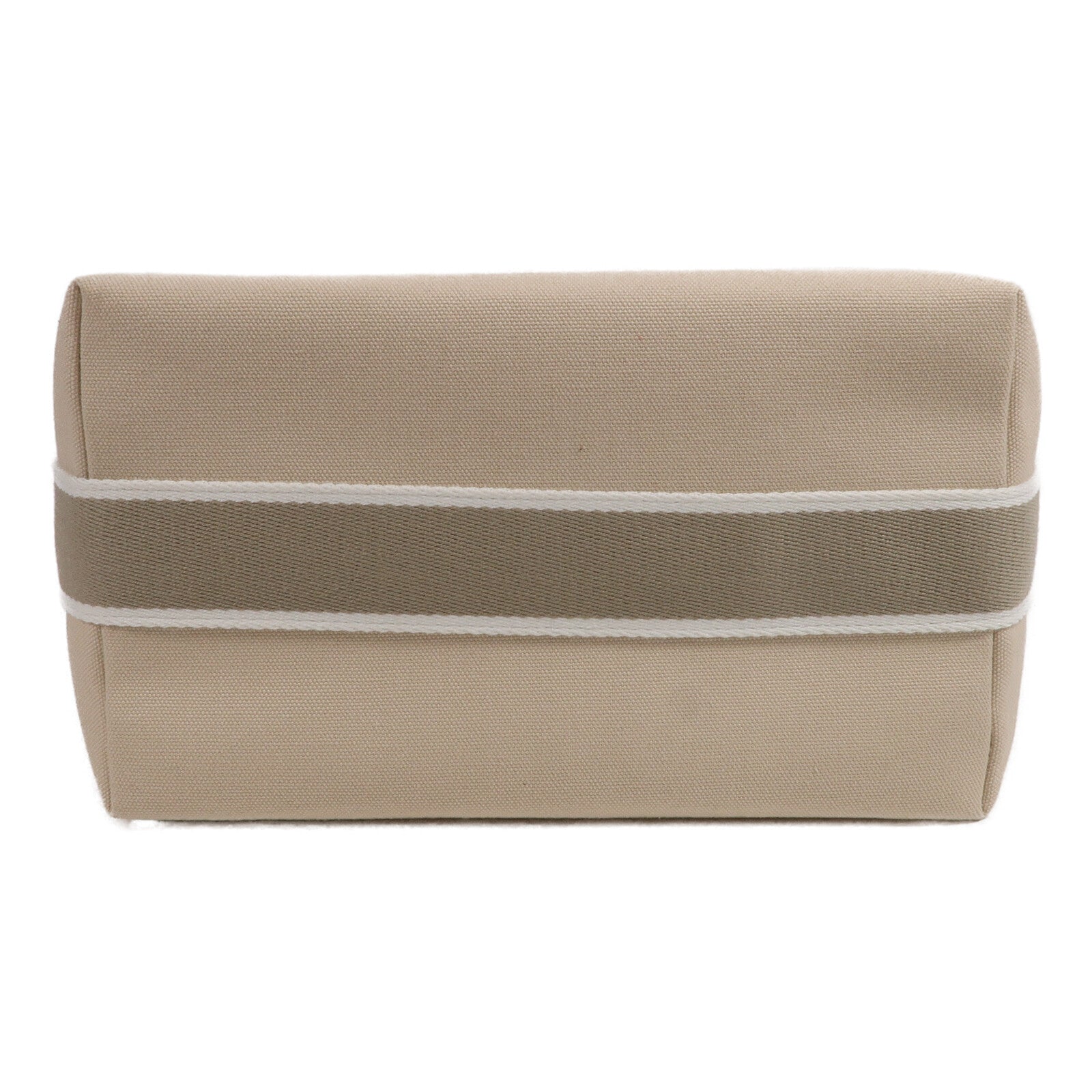 HERMES 帆布Bride A Brac GM手挽袋Beige