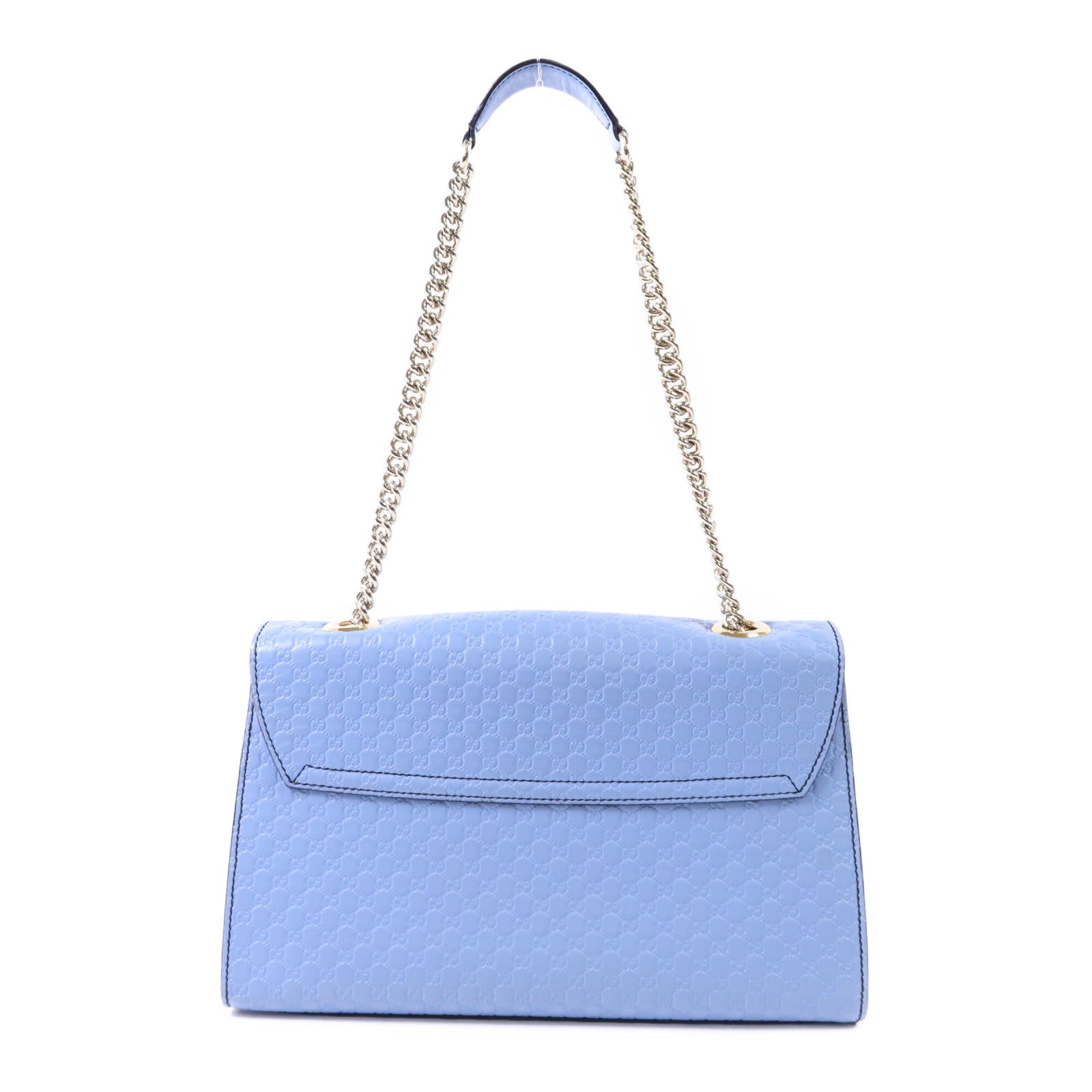GUCCI 牛皮皮革Chain Shoulder金扣肩背袋
