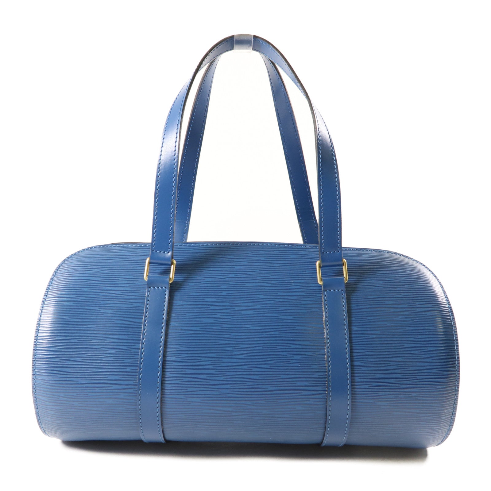 LOUIS VUITTON Epi Soufflot手挽袋藍色