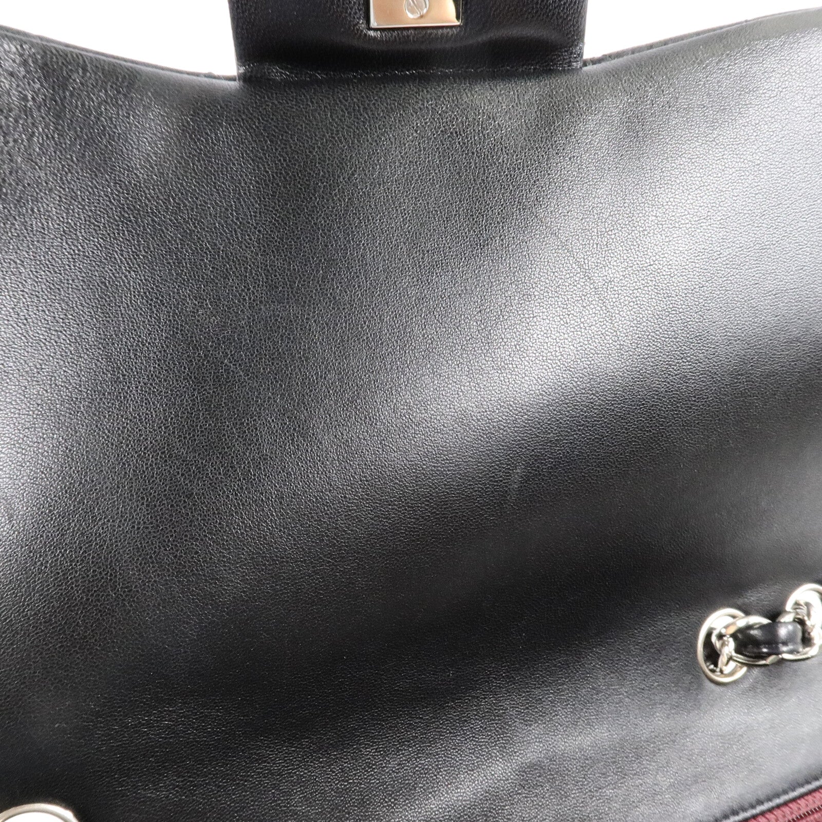 CHANEL 羊皮皮革Large Classic鏈帶肩背袋