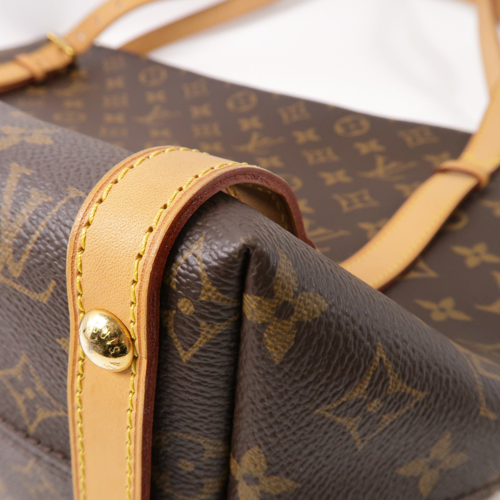 LOUIS VUITTON Monogram Tuileries Tote Bag金扣肩背袋啡色