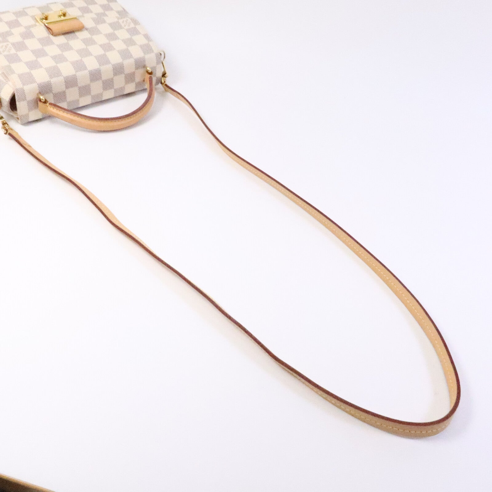LOUIS VUITTON Damier Azur Croisette手挽肩背兩用袋