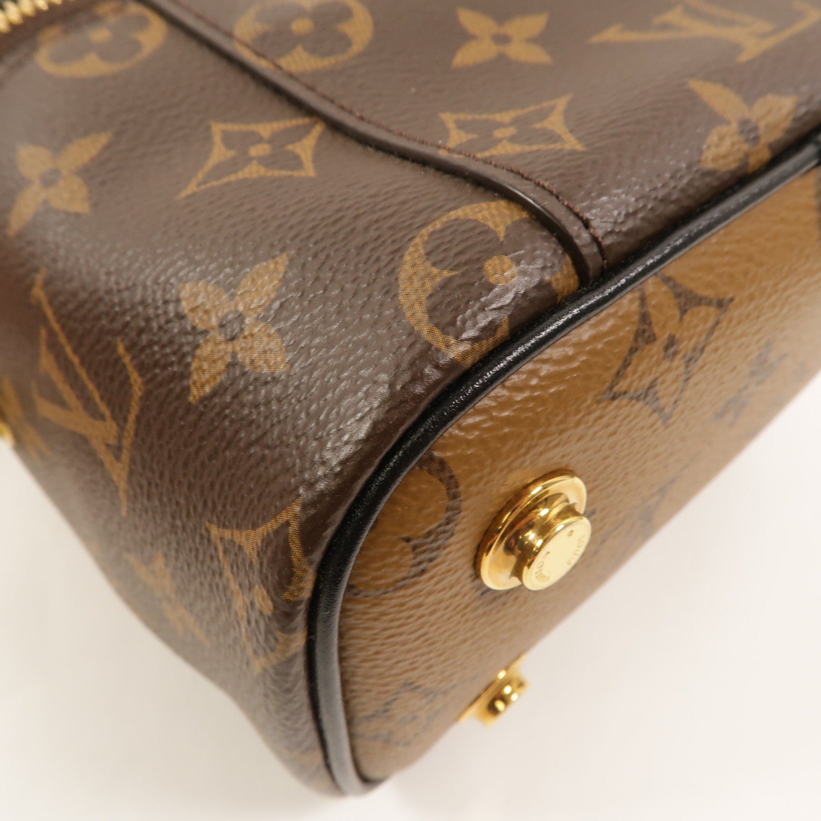 LOUIS VUITTON Monogram Reverse Vanity PM手挽肩背兩用袋