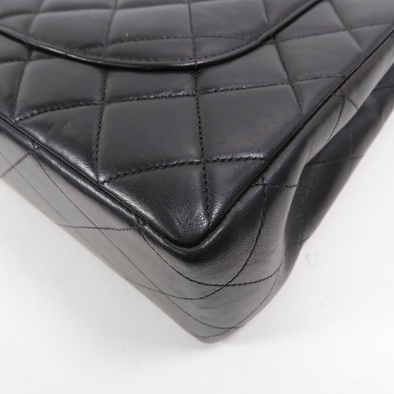 CHANEL 羊皮皮革Vintage Chain Shoulder鏈帶肩背袋