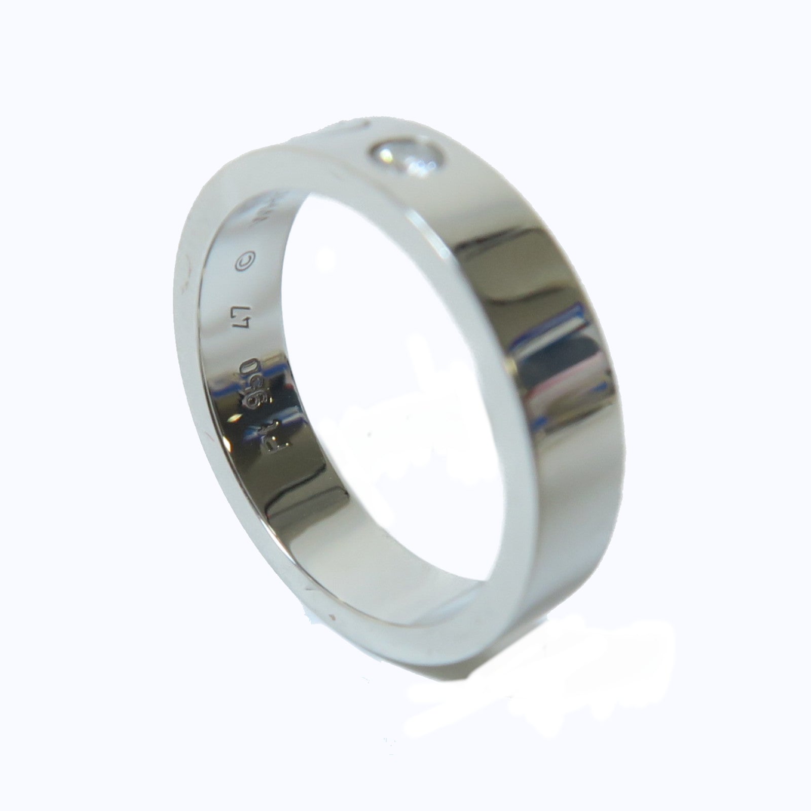 CARTIER 【激減優惠】PT950鉑金Wedding Ring戒指US#4