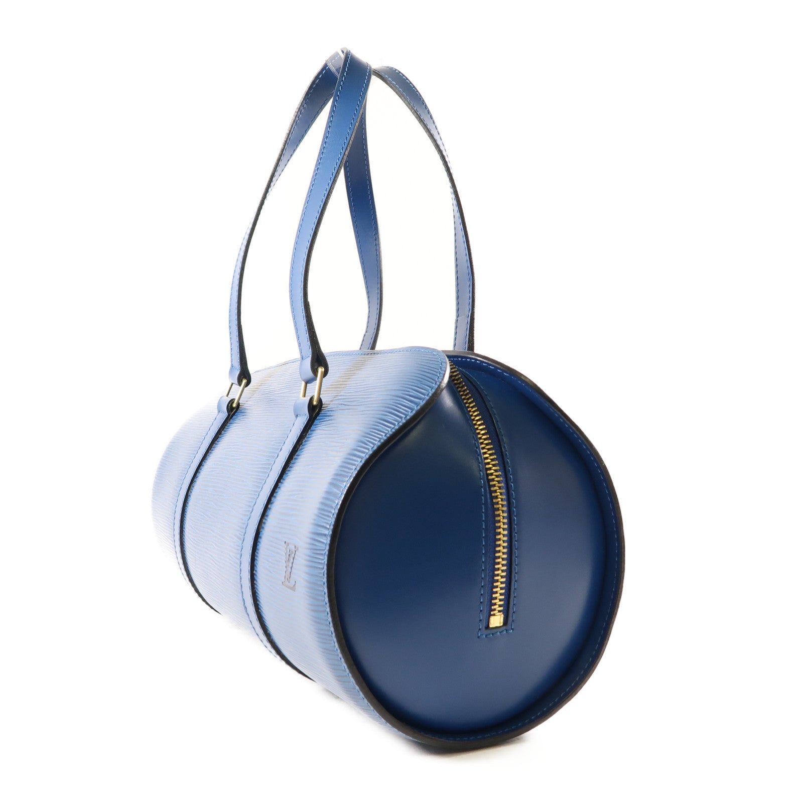 LOUIS VUITTON Epi Soufflot手挽袋藍色