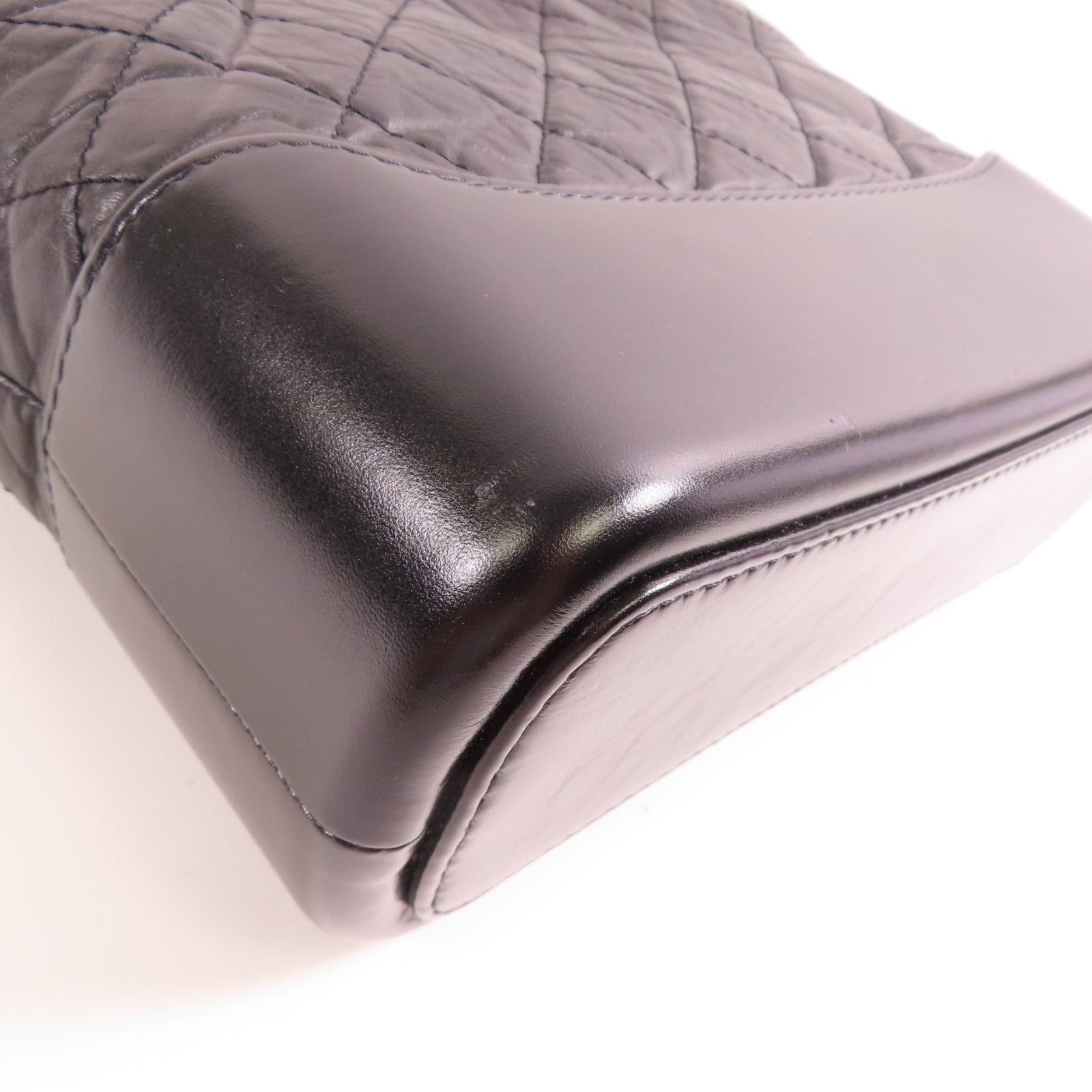 CHANEL 牛皮皮革Gabrielle Medium鏈帶肩背袋