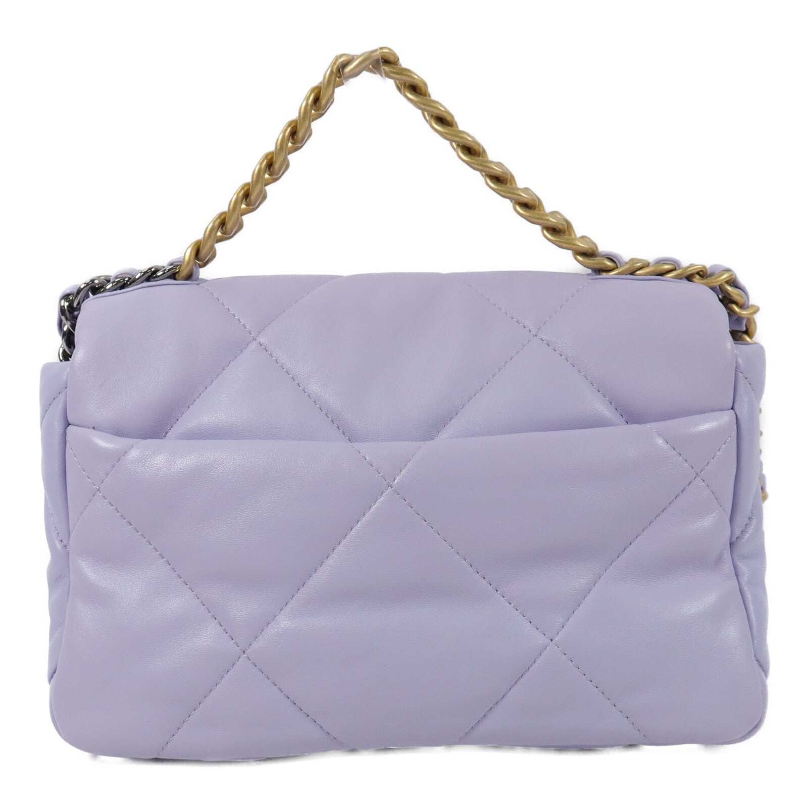 CHANEL 羊皮皮革Chanel 19手挽肩背兩用袋