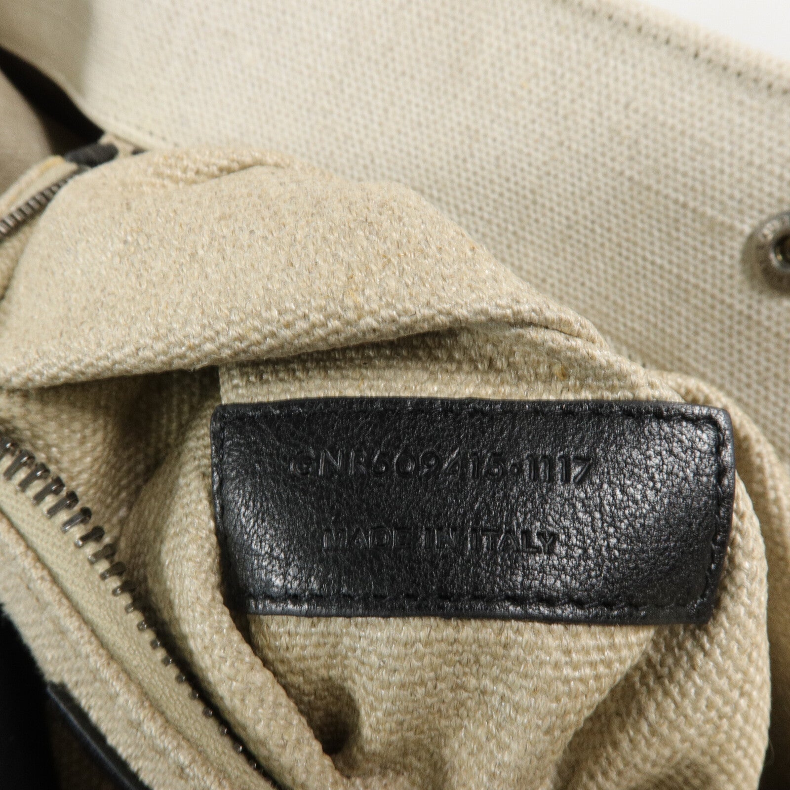 SAINT LAURENT 帆布Rive Gauche Large手挽袋