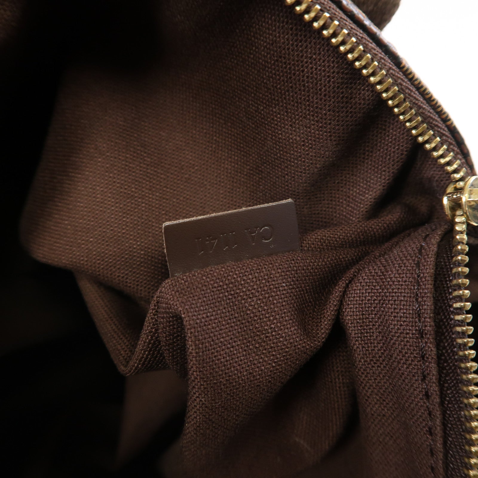 LOUIS VUITTON 【激減優惠】Damier Ebene Beaubourg金扣手挽袋啡色