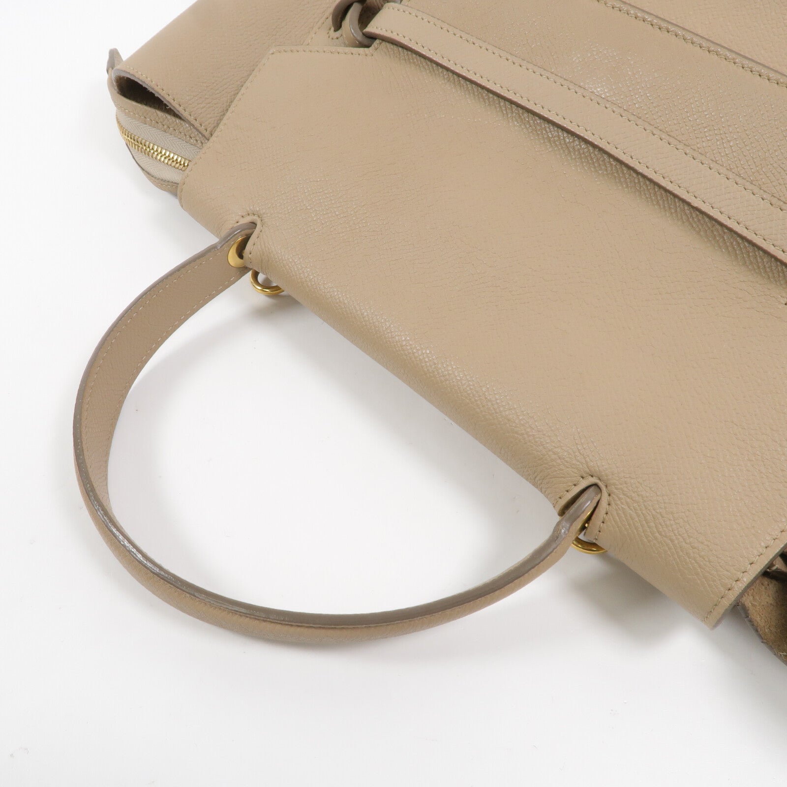 CELINE 牛皮皮革Micro Belt Bag手挽袋