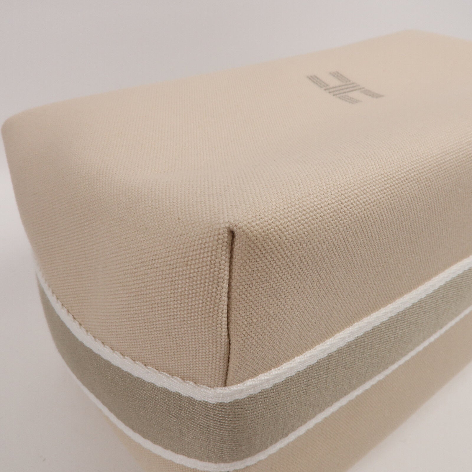HERMES 帆布Bride A Brac GM手挽袋Beige