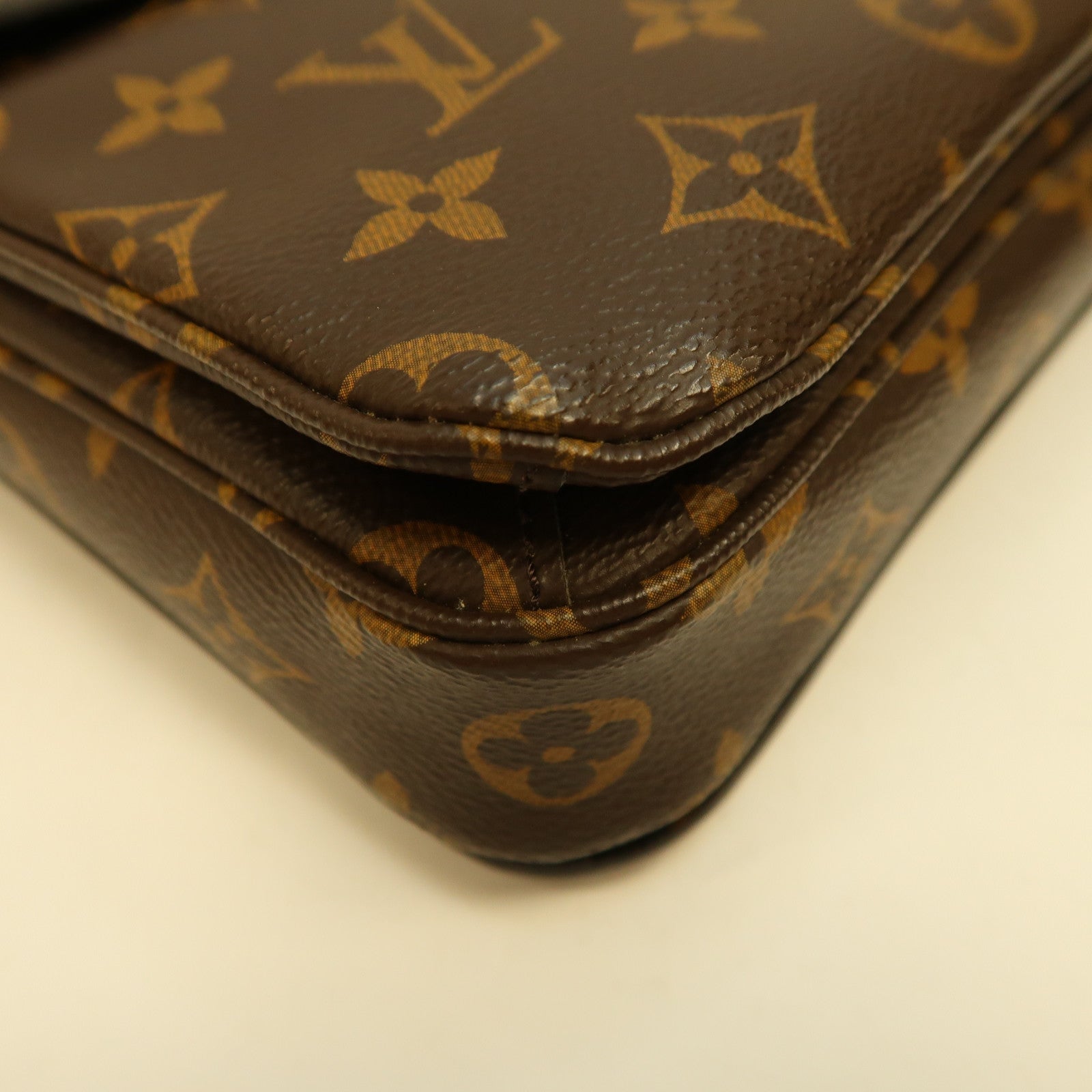 LOUIS VUITTON (PRICE DOWN) LV GHW Pochette Metis 2Way Shoulder Bag Monogram M44875 Brown