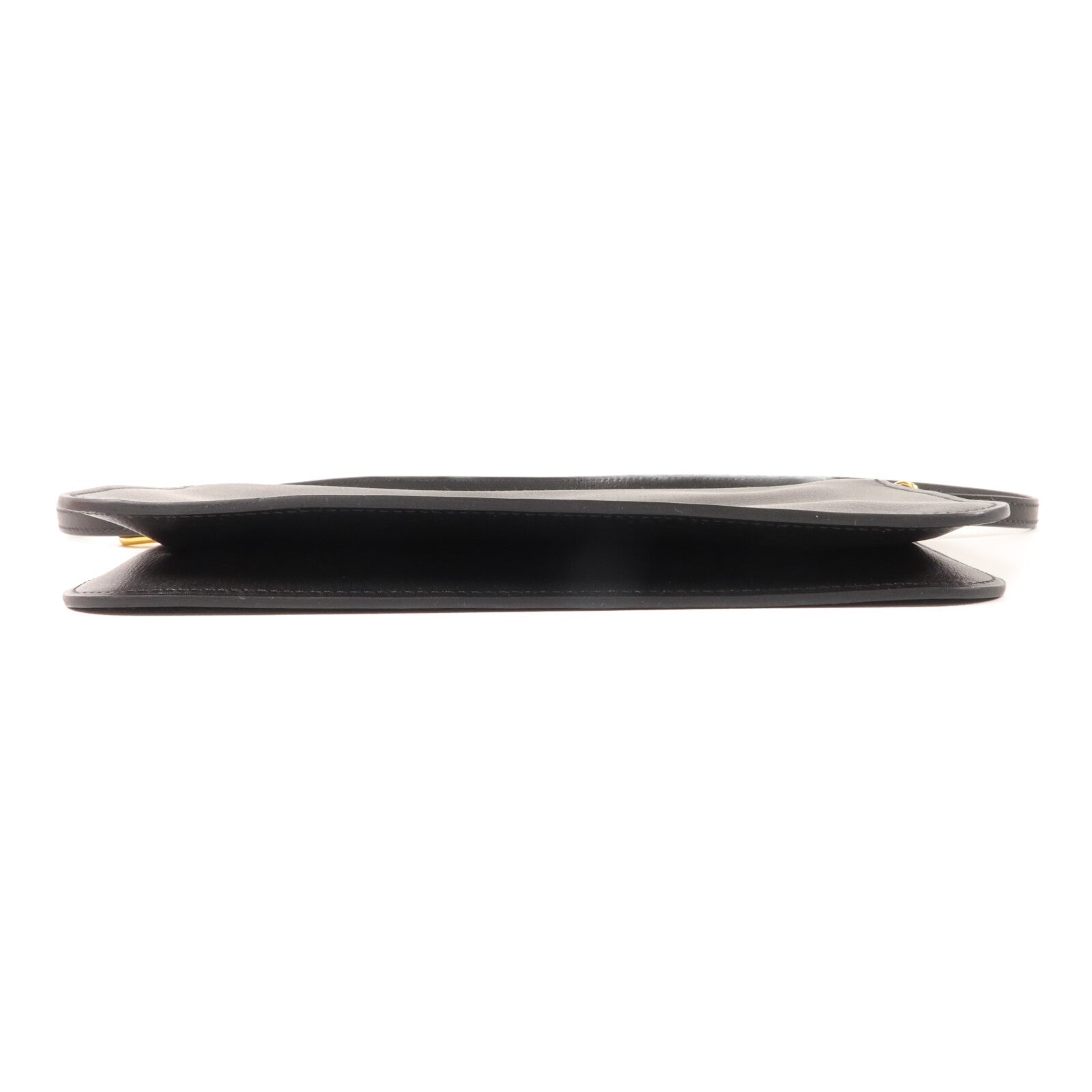 HERMES Evergrain皮革Zipengo Chaine d'Ancre To Go Pouch肩背袋Noir