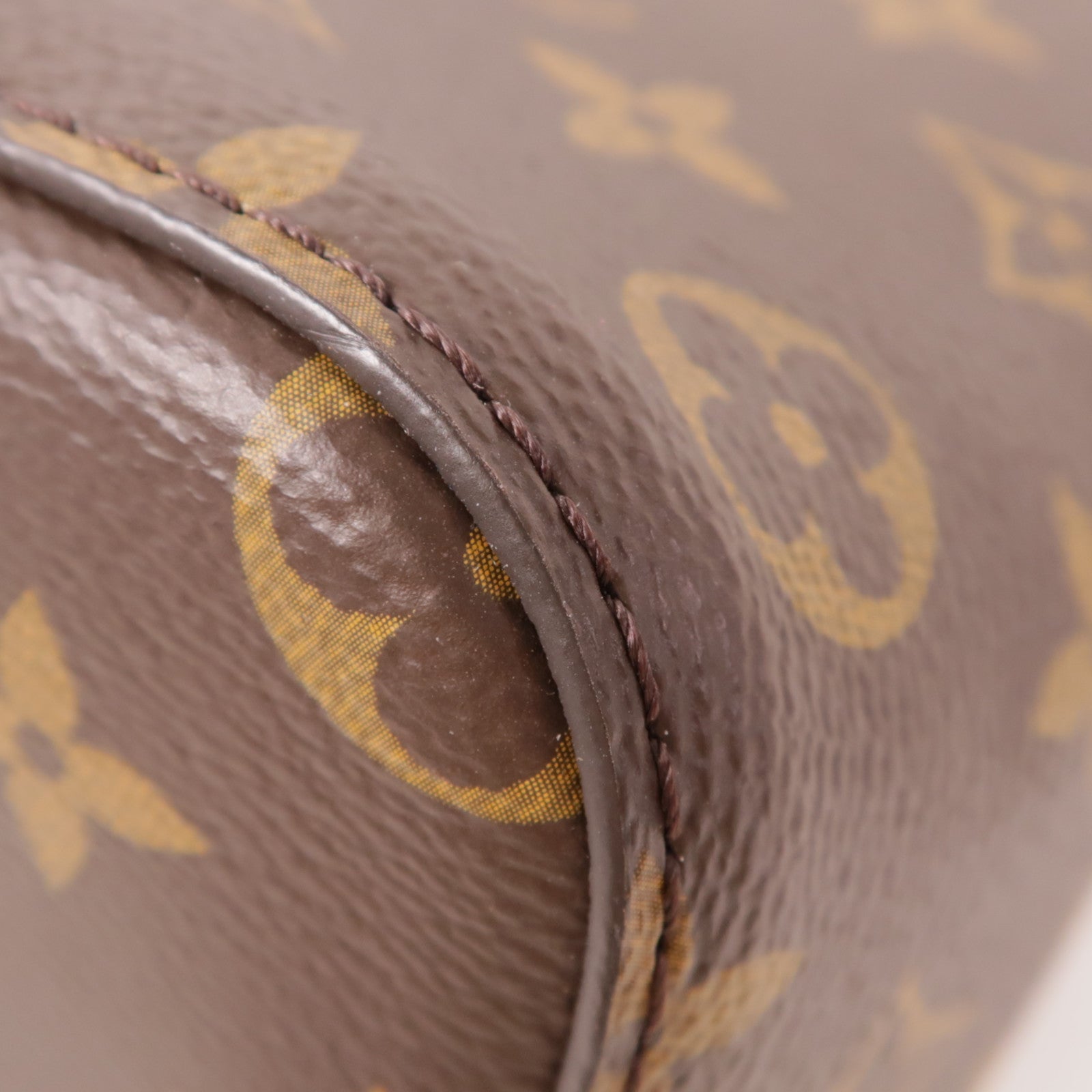 LOUIS VUITTON Monogram Neo Noe MM金扣肩背袋棕色