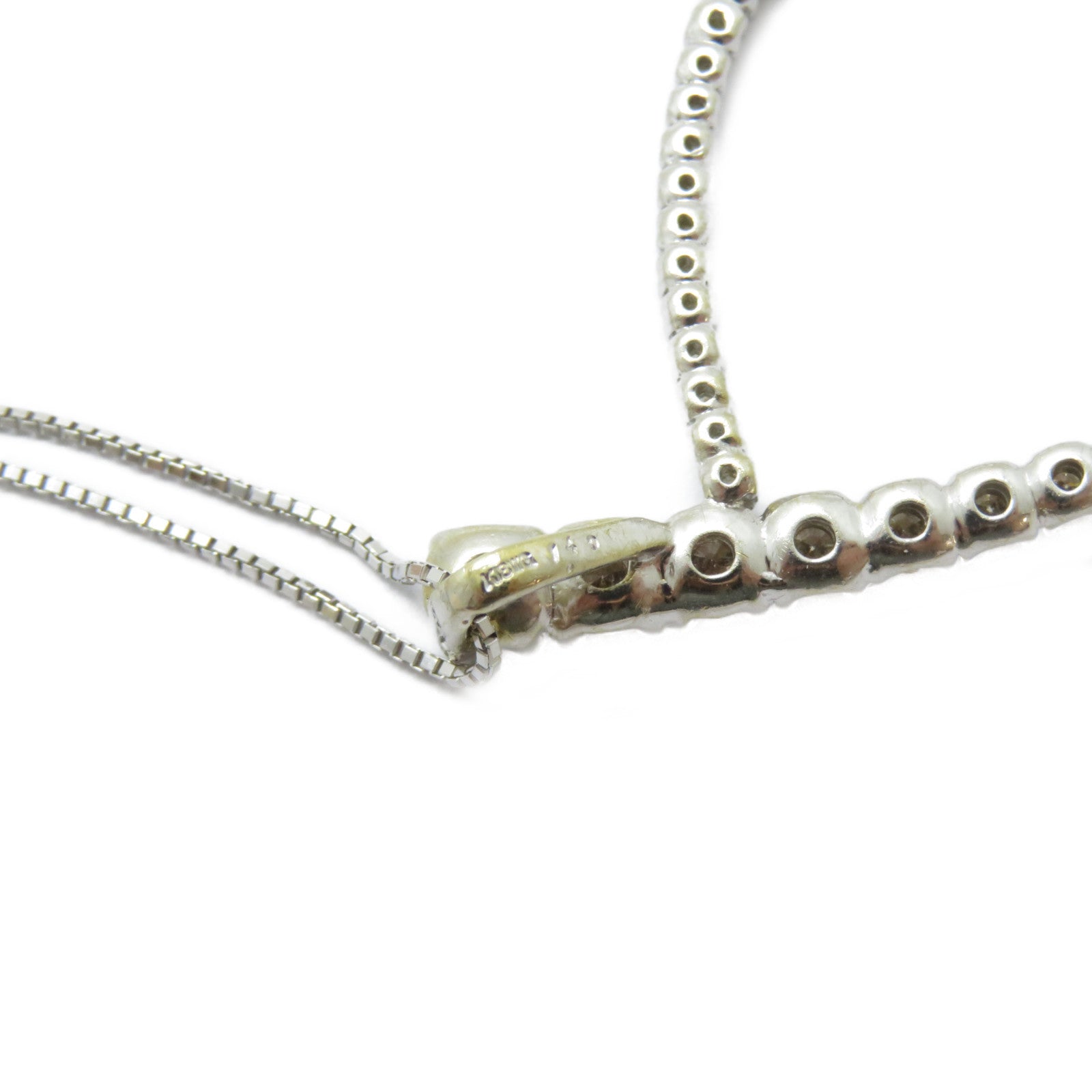 JEWELRY 18K白金Diamond Necklace 1.40ct鑽石項鍊