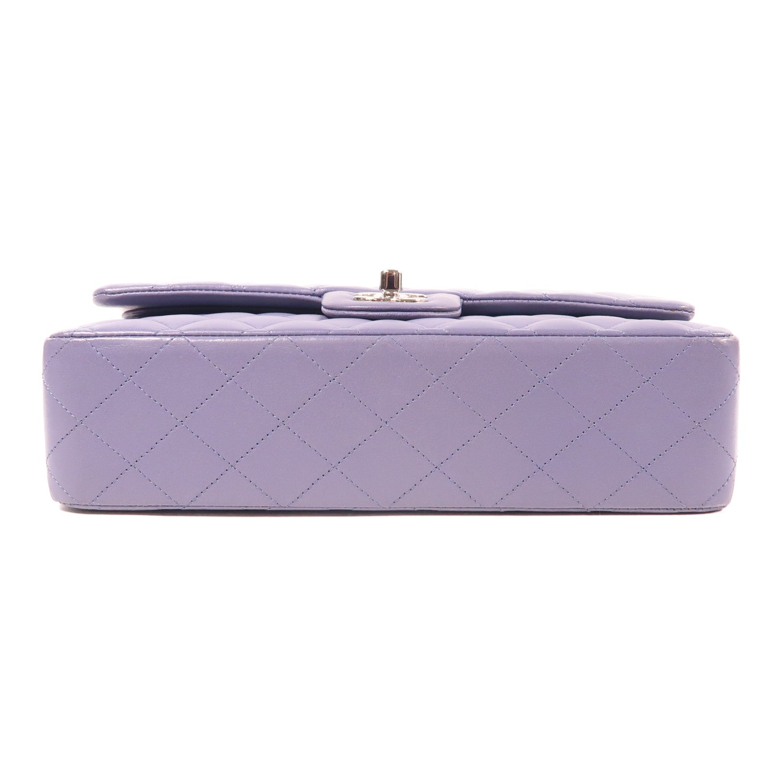 CHANEL 羊皮皮革Classic 25銀扣鏈帶肩背袋