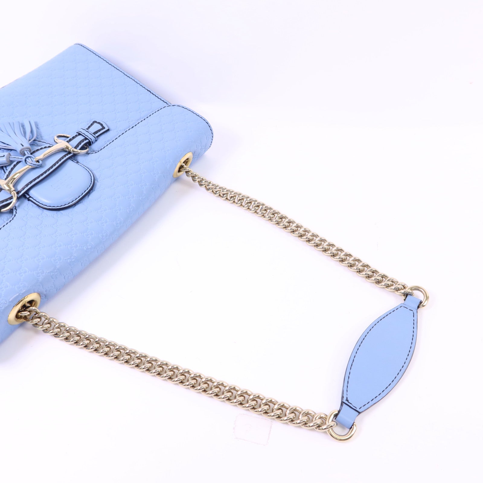 GUCCI 牛皮皮革Chain Shoulder金扣肩背袋