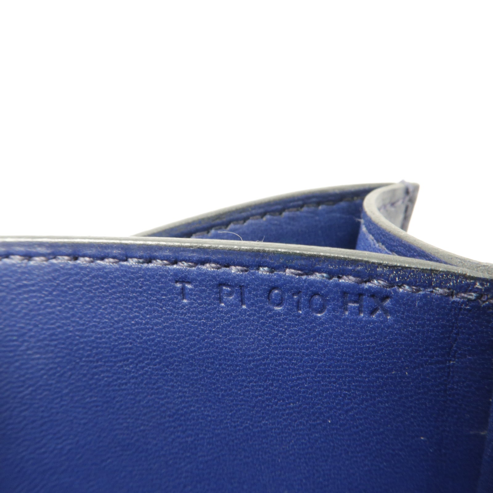 HERMES Epsom皮革Constance 24肩背袋Bleu Saphir