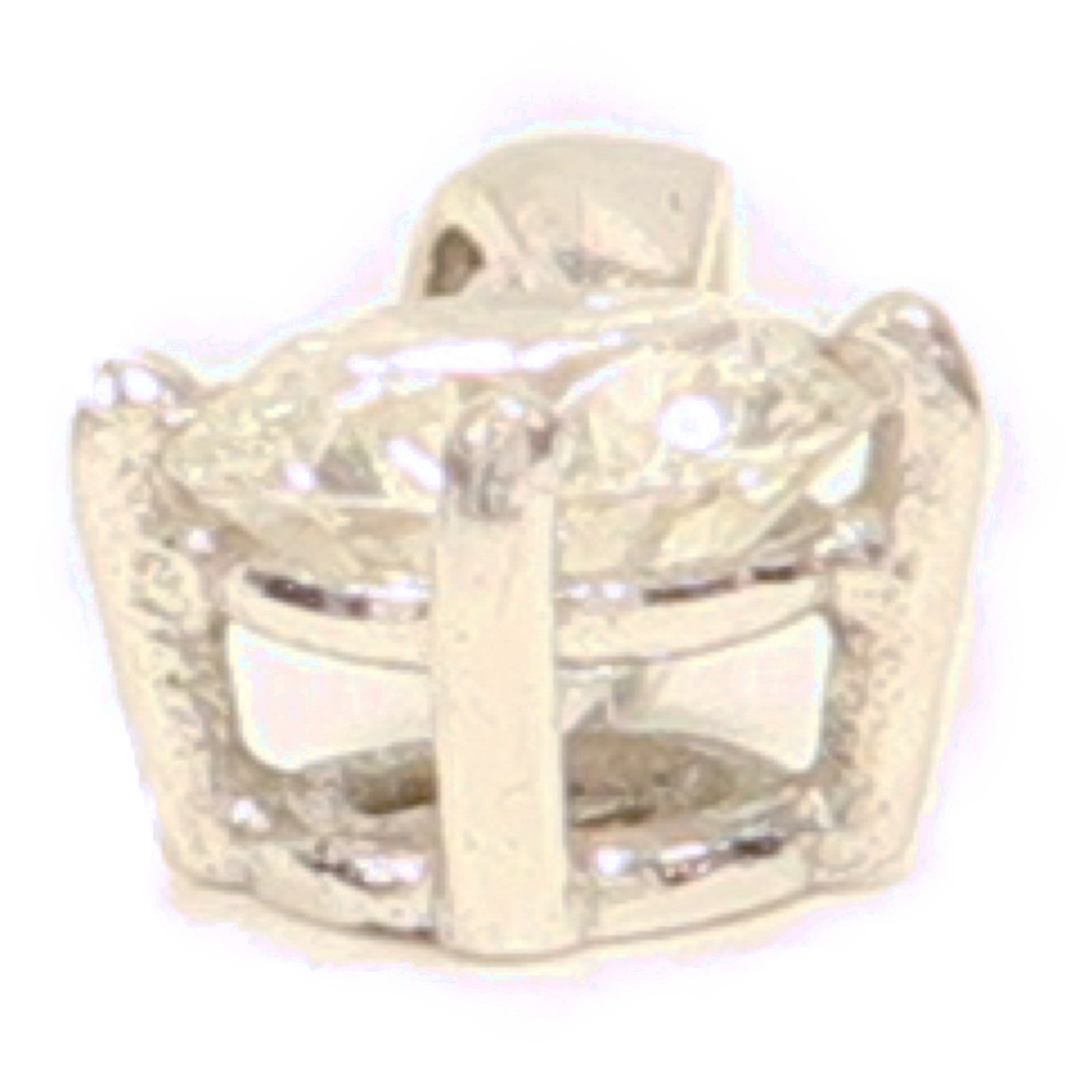 JEWELRY 18K白金Pendant0.30ct鑽石吊墜銀色