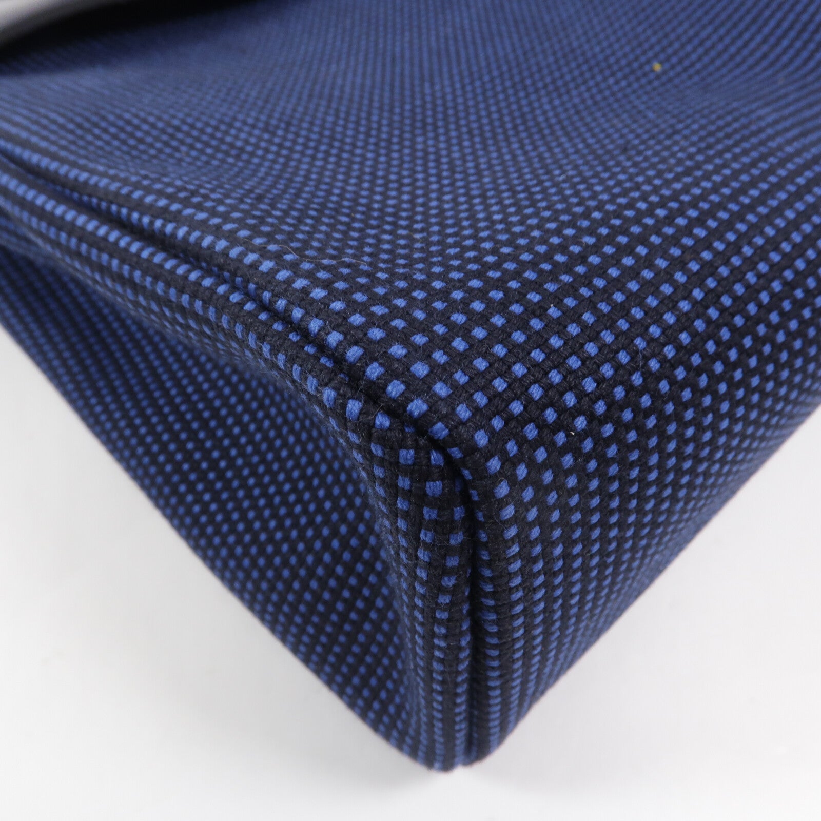 HERMES 帆布Herbag PM手挽肩背兩用袋Bleu Indigo