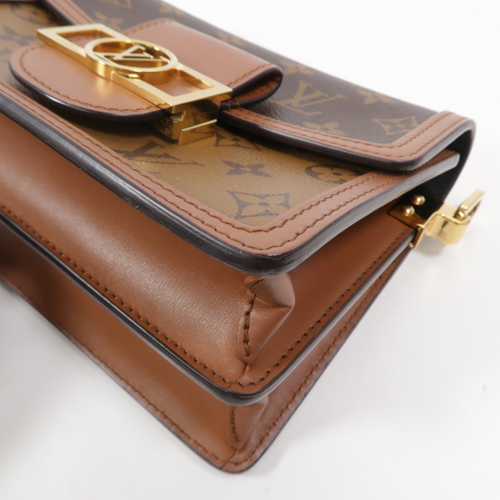 LOUIS VUITTON Monogram Reverse Mini Dauphine肩背袋