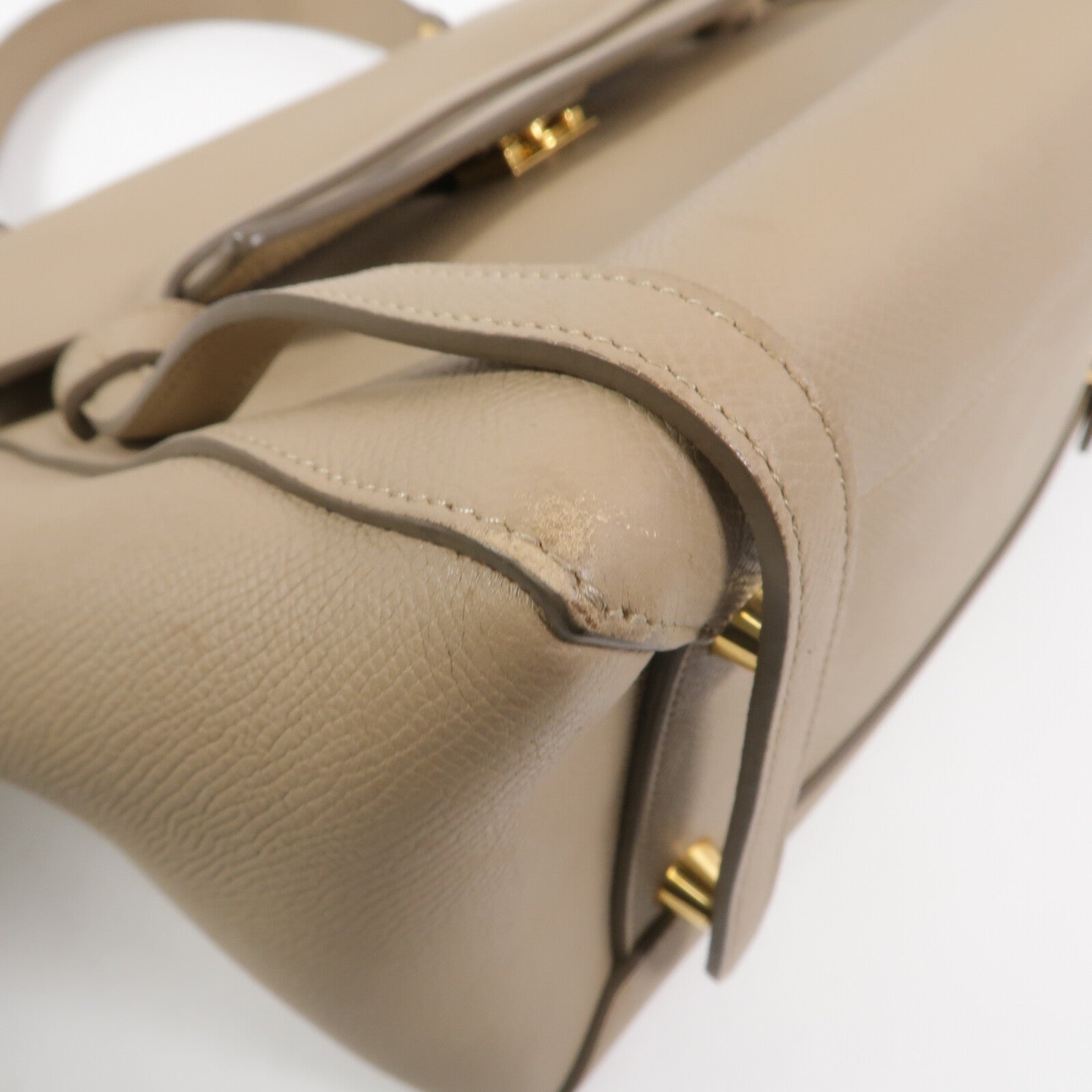 CELINE 牛皮皮革Micro Belt Bag手挽袋