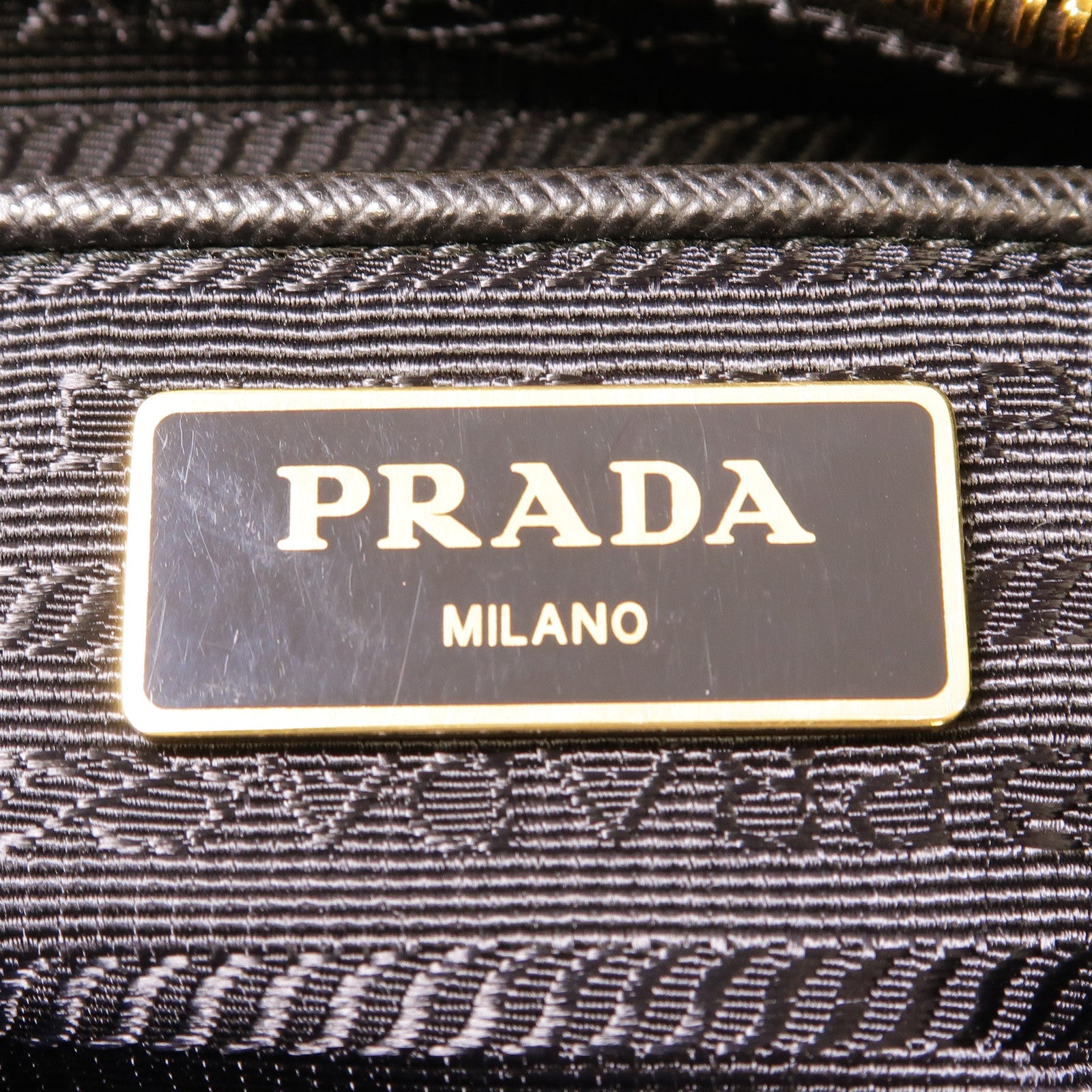 PRADA 尼龍2 Way Shoulder Bag金扣手挽肩背兩用袋