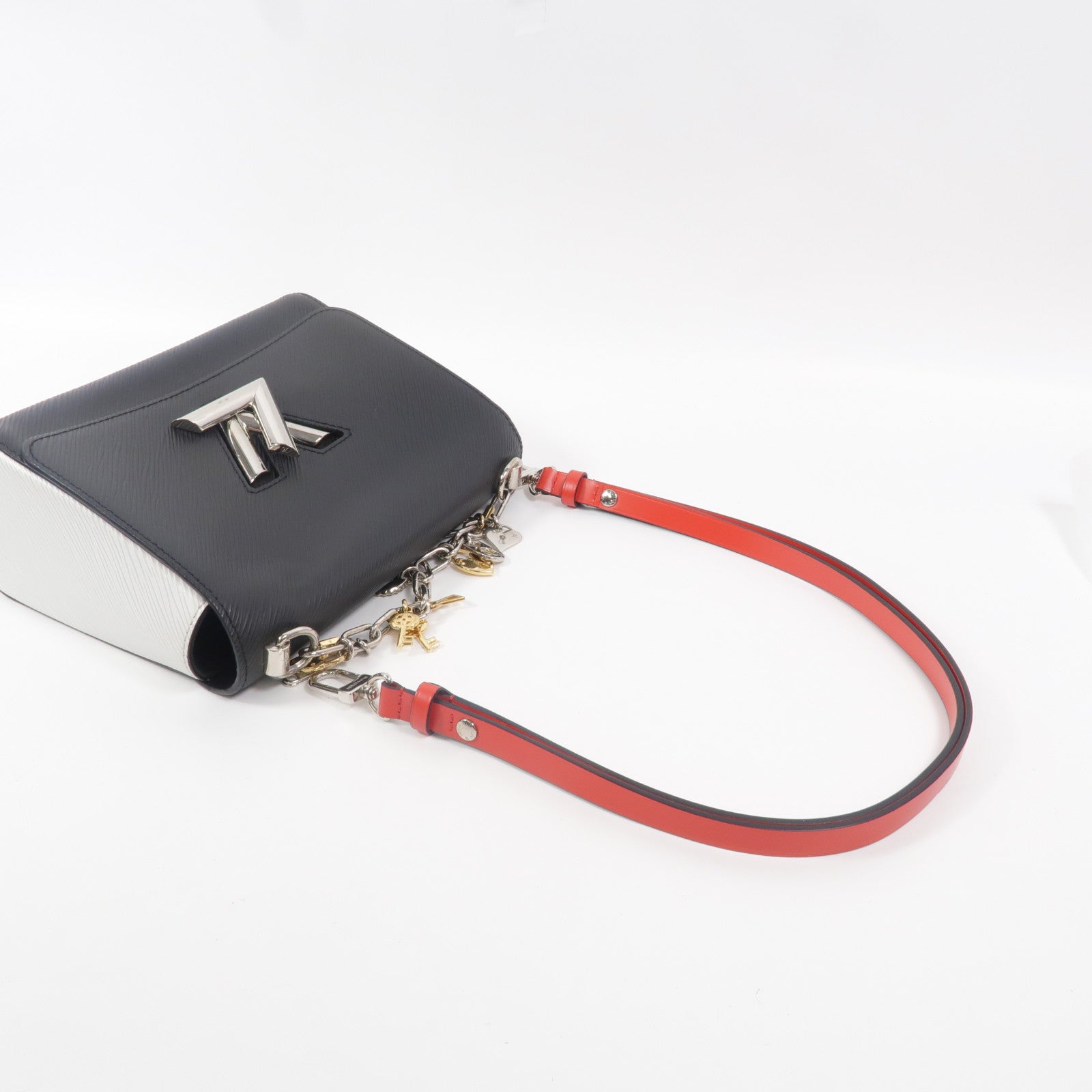 LOUIS VUITTON Epi Love Lock Charm Twist手挽肩背兩用袋