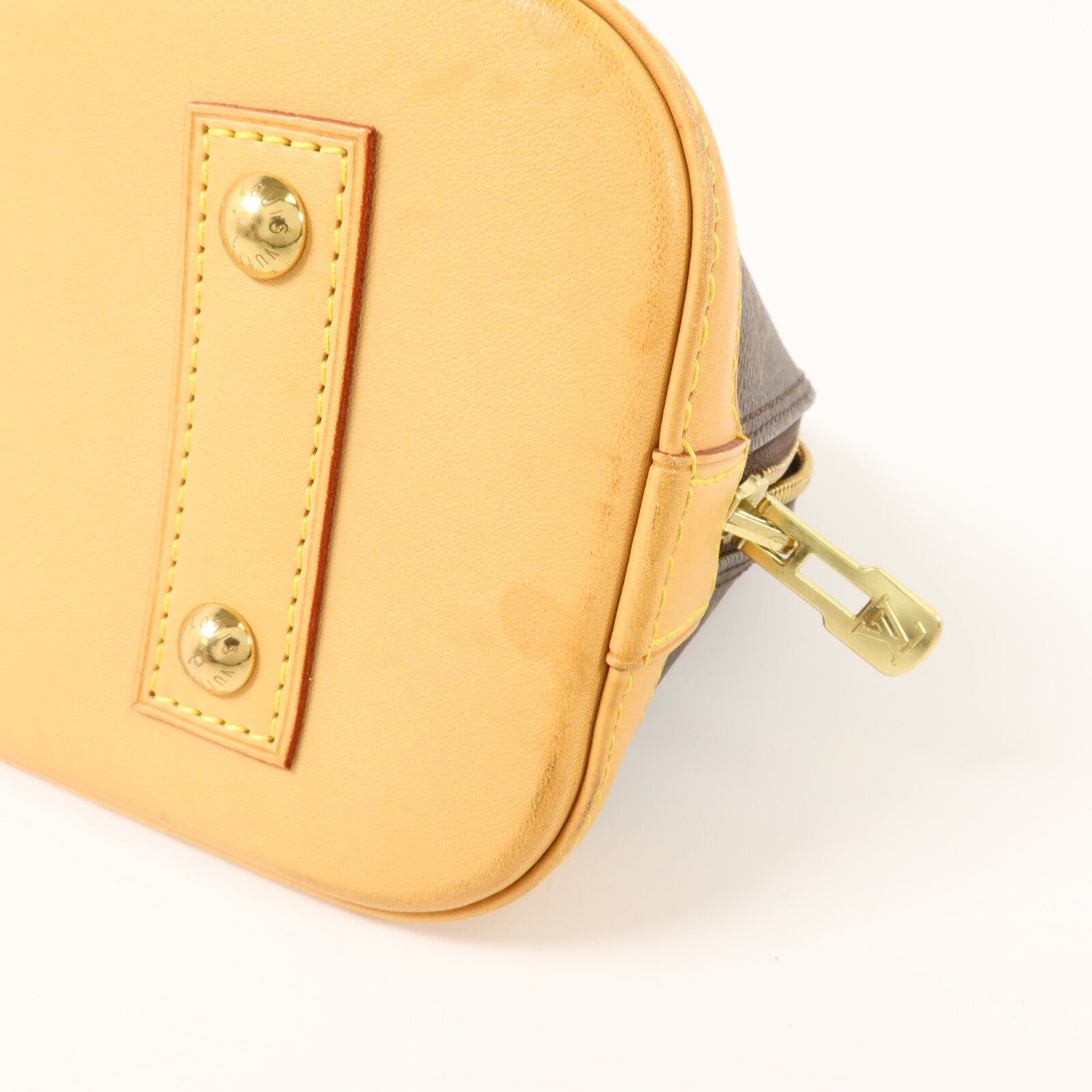 LOUIS VUITTON Monogram Alma BB金扣手挽肩背兩用袋