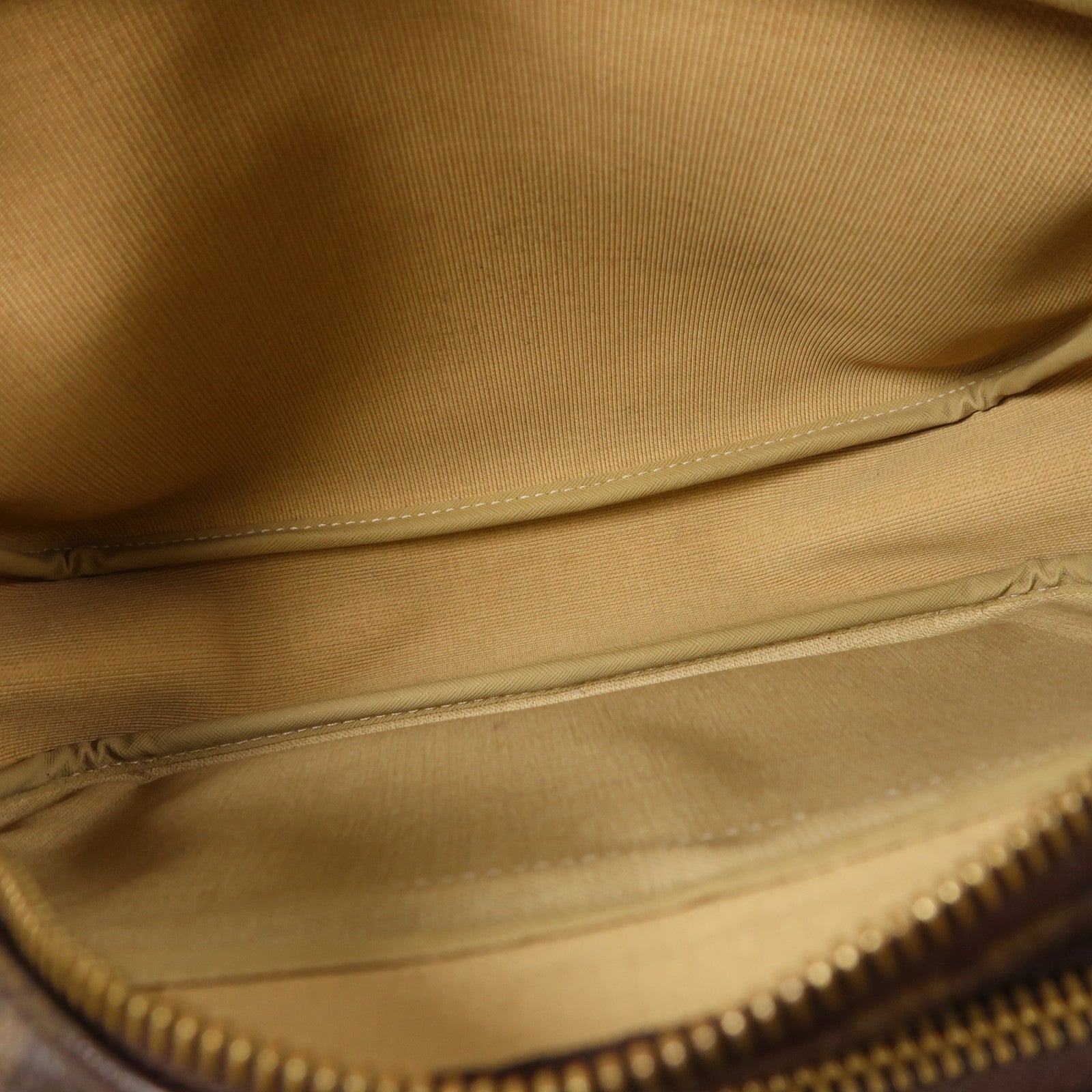 LOUIS VUITTON Monogram Reporter PM金扣肩背袋棕色