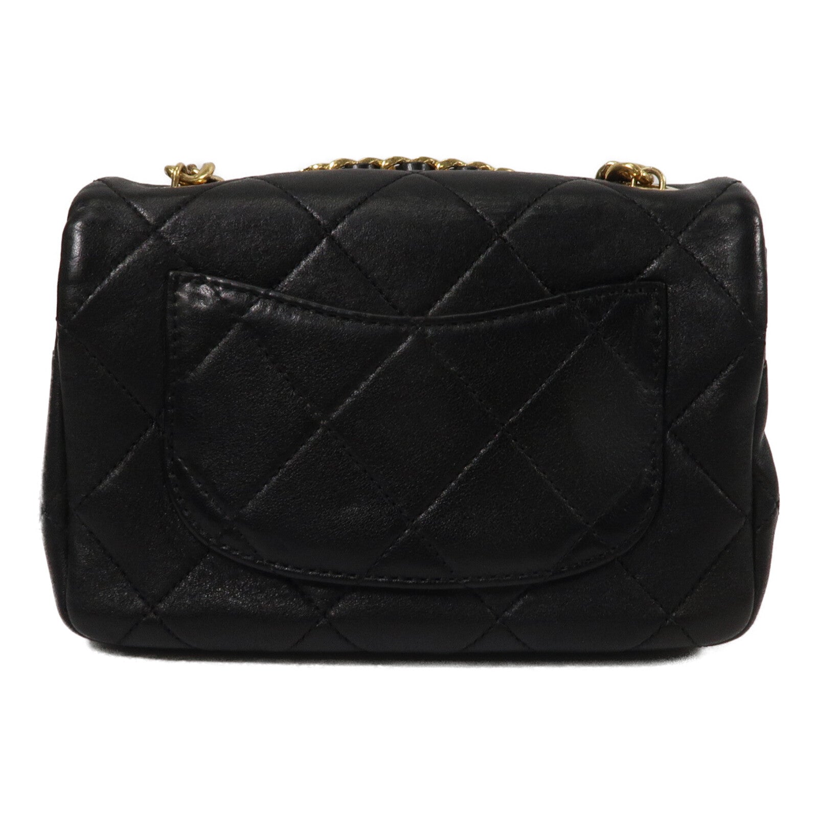 CHANEL 牛皮皮革Shoulder Bag鏈帶手挽肩背兩用袋