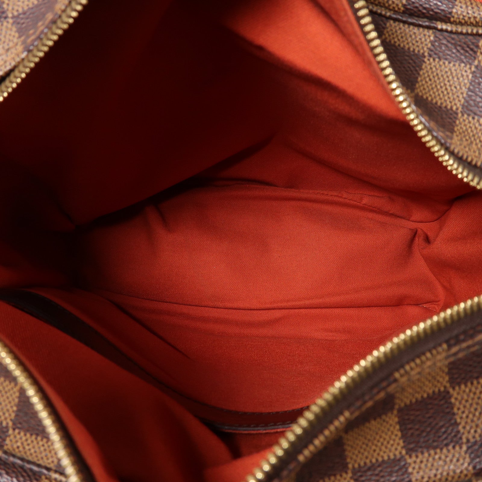 LOUIS VUITTON Damier Naviglio金扣肩背袋棕色